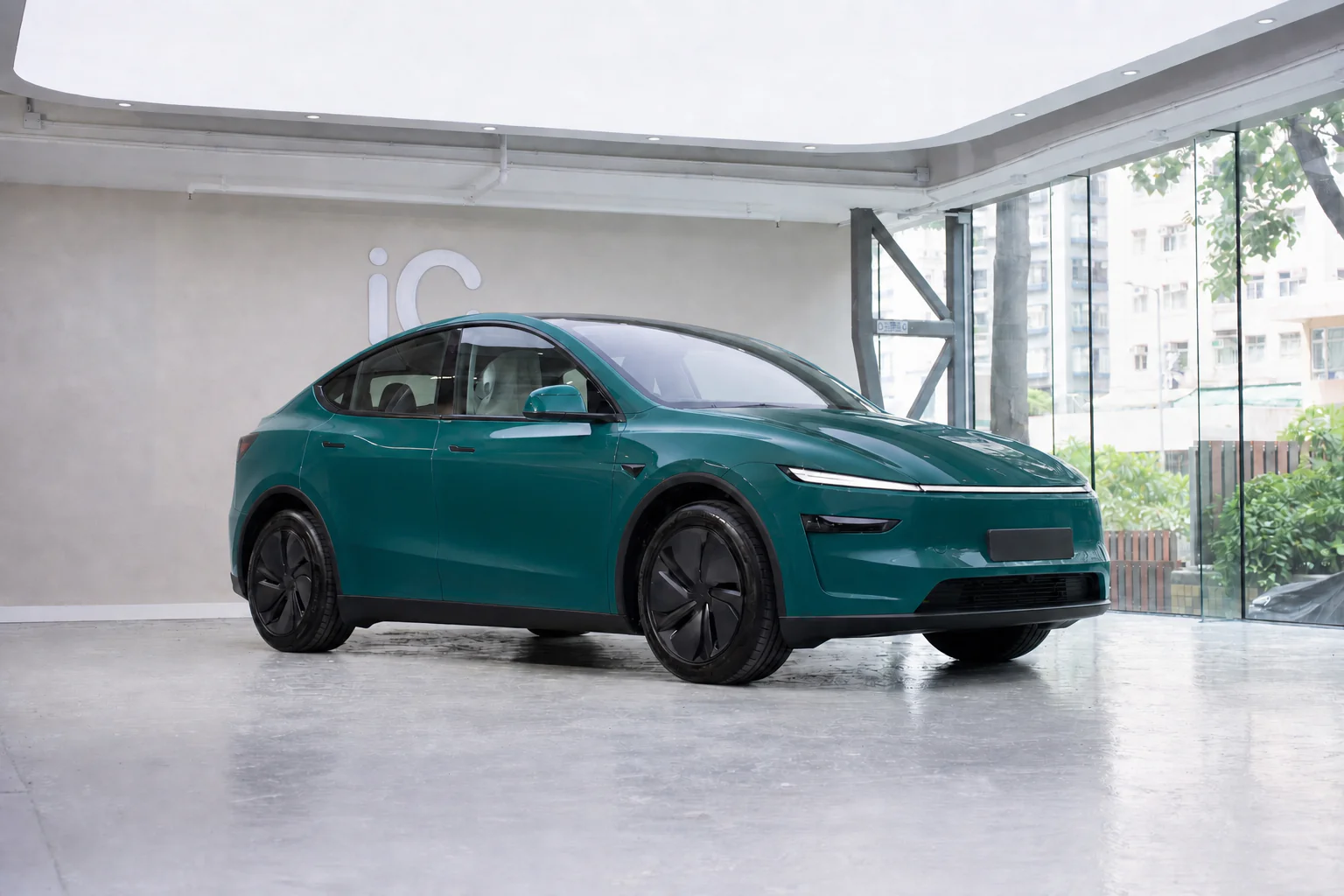 Feral Lime Tesla Model Y 模擬效果