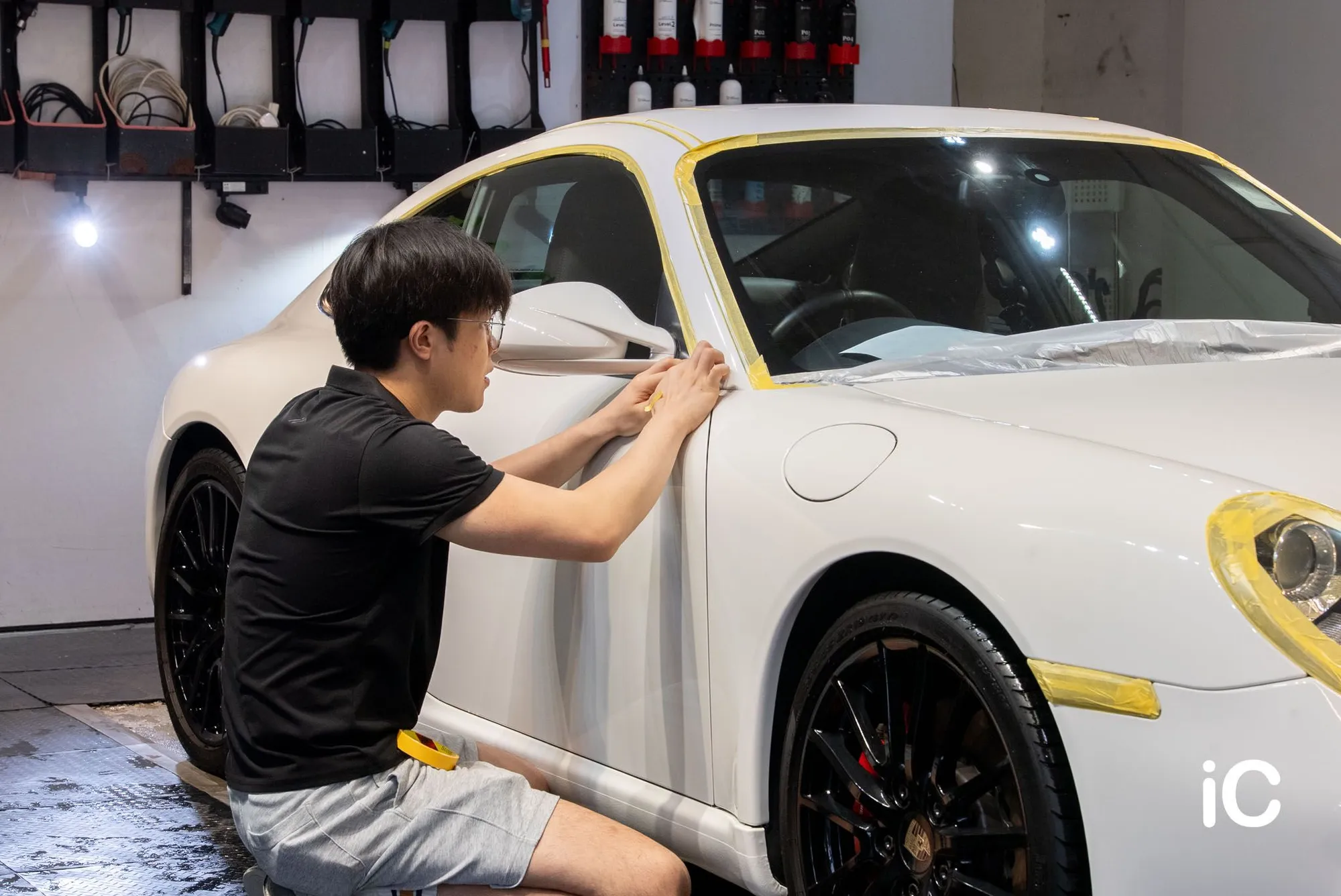 Porsche 911 透明 PPF 施工作品