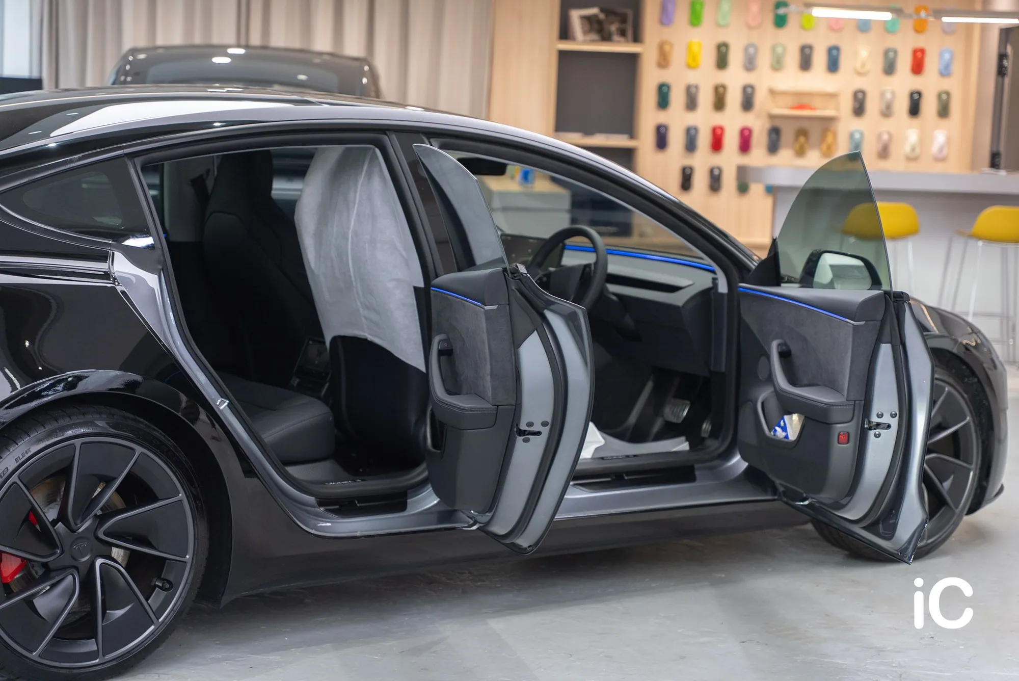 Tesla Model 3 轉色 PPF 施工作品