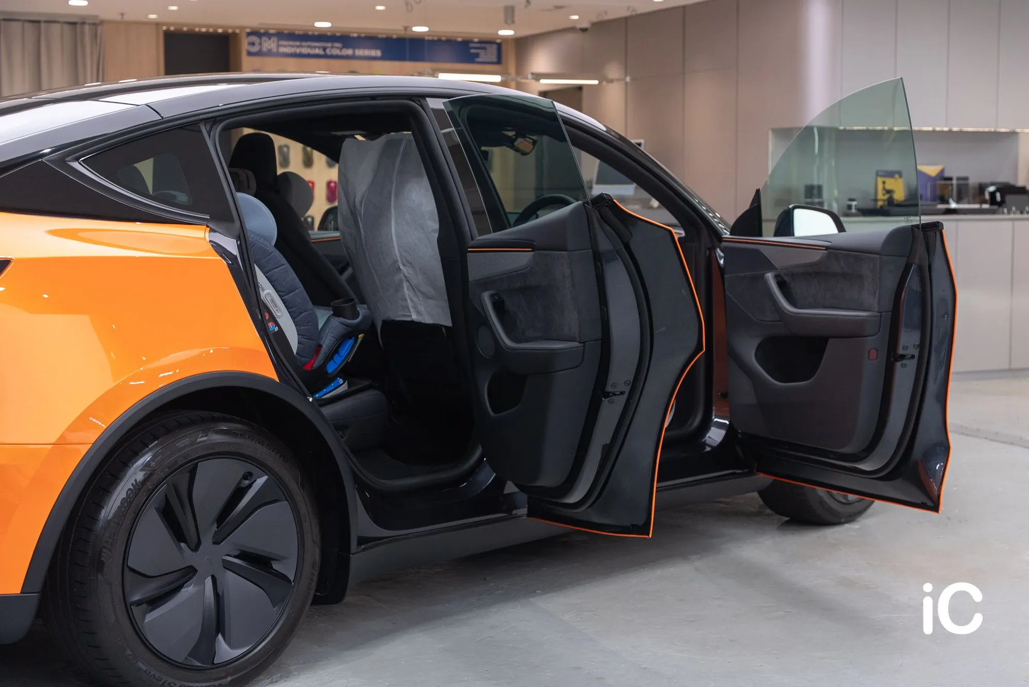 Tesla Model Y 轉色 PPF 施工作品
