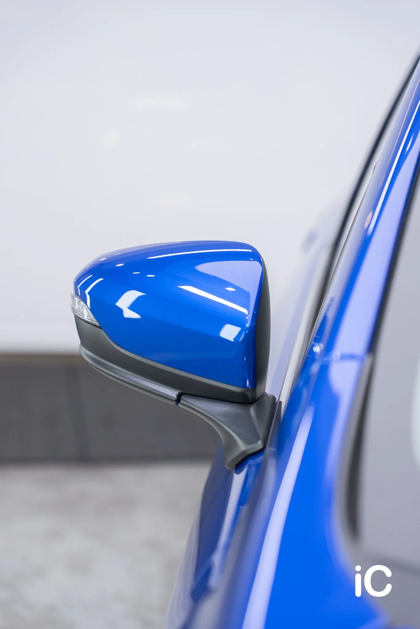 Subaru Levorg 鍍膜完成後的側鏡