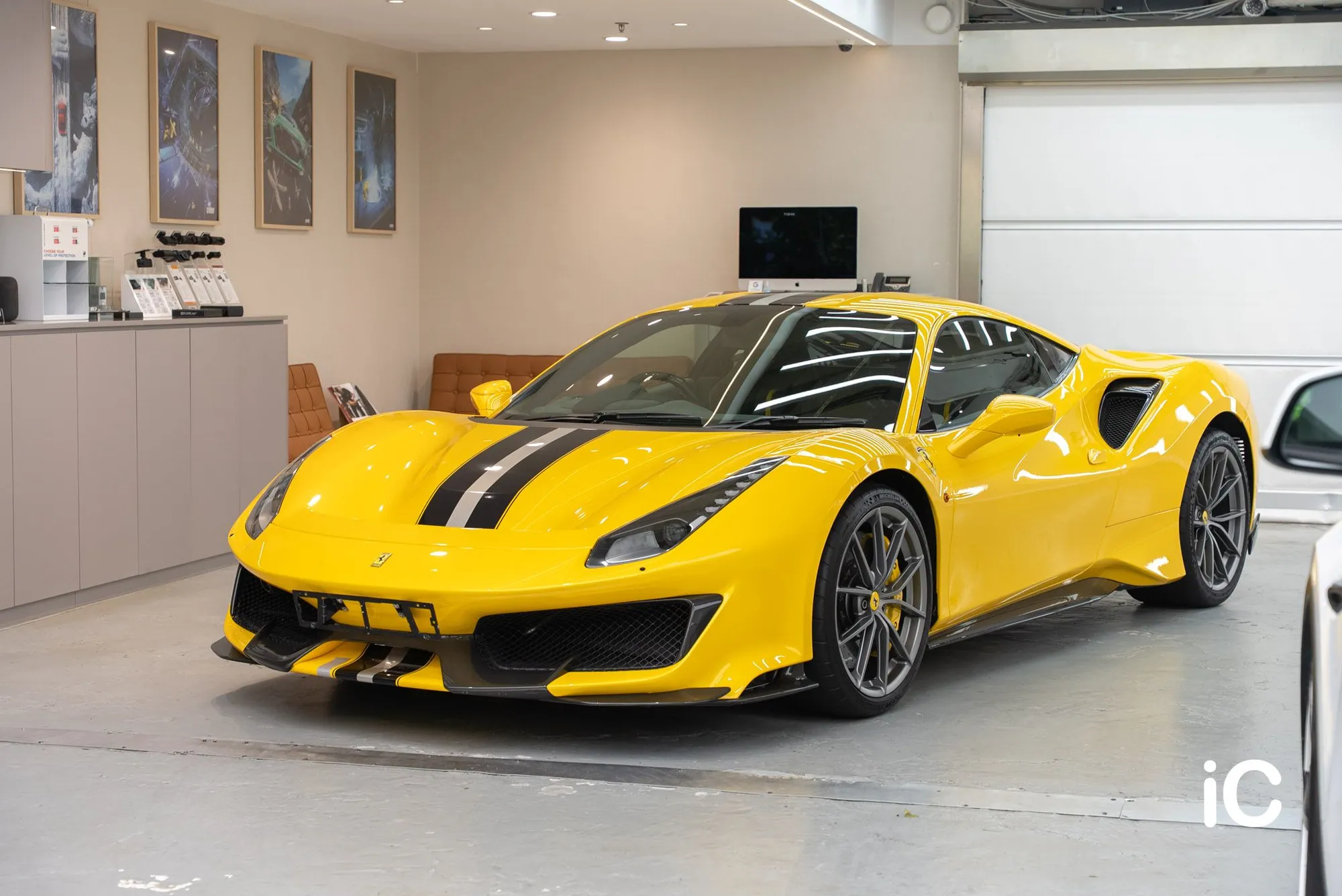 Ferrari 488 透明 PPF 施工作品