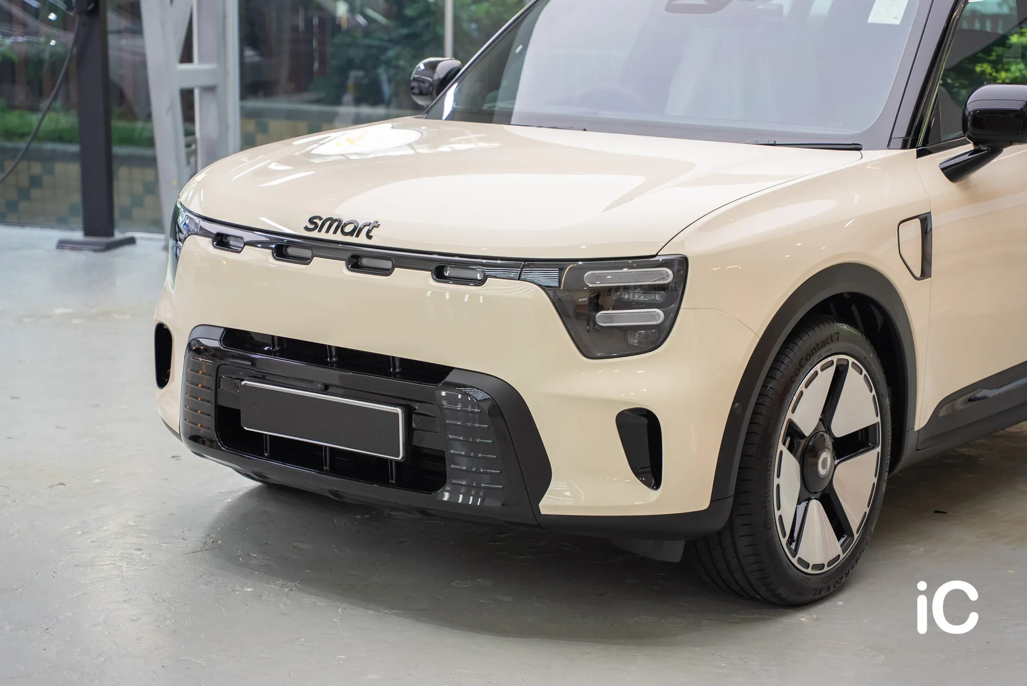 smart #5 Premium 車頭三分四角度完成效果