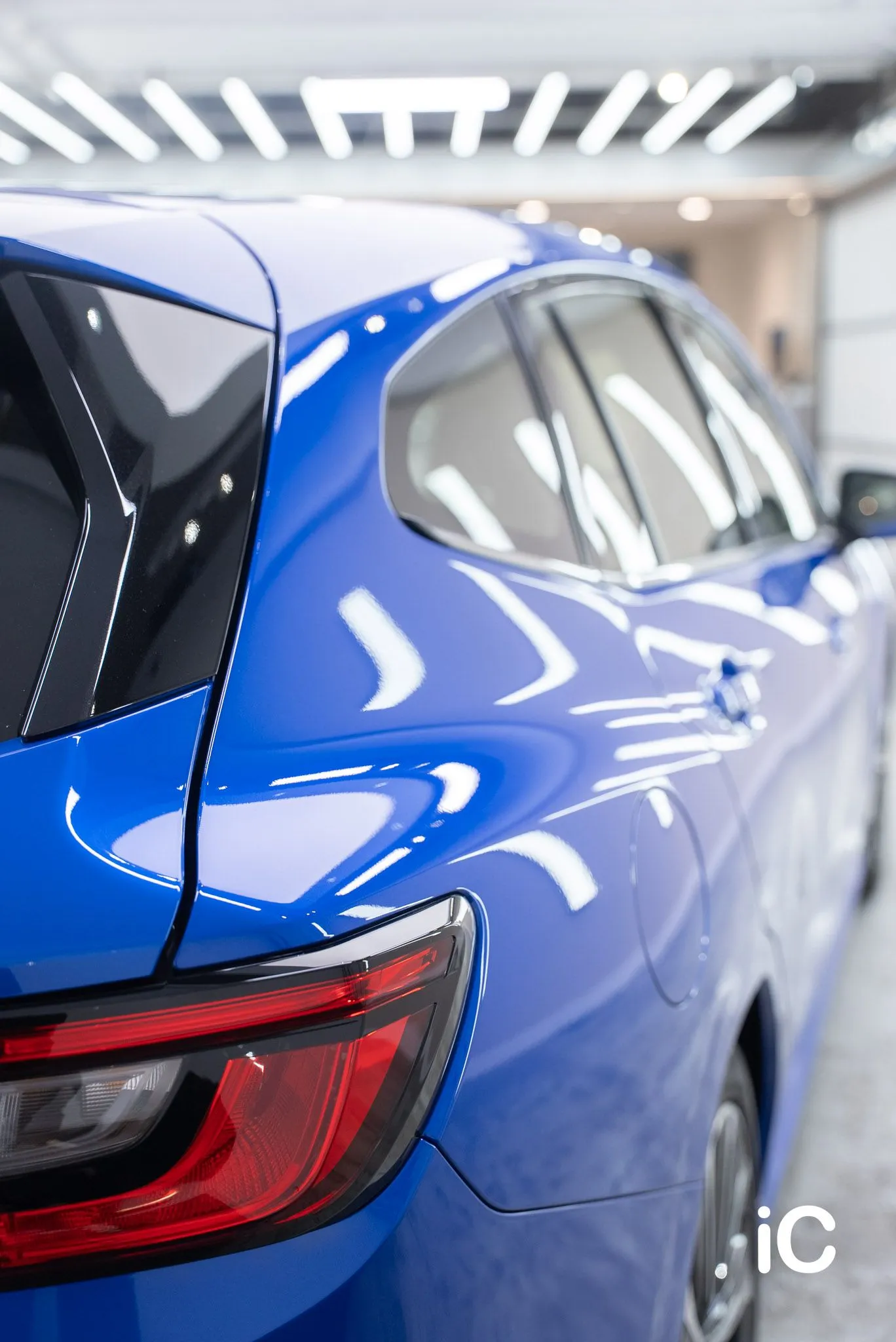 Subaru Levorg 鍍膜完成後的後沙板