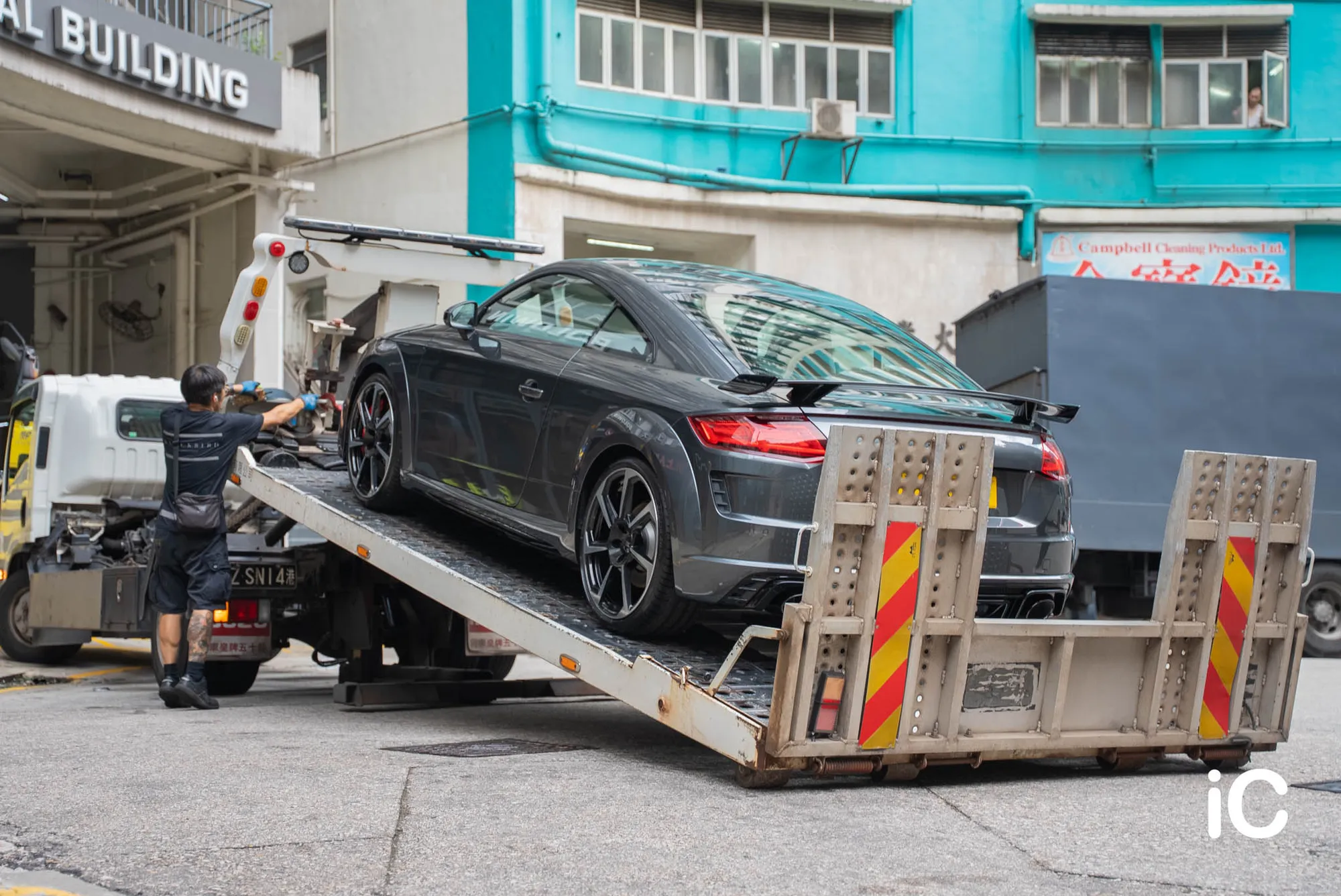 Audi TT RS 透明 PPF 施工作品
