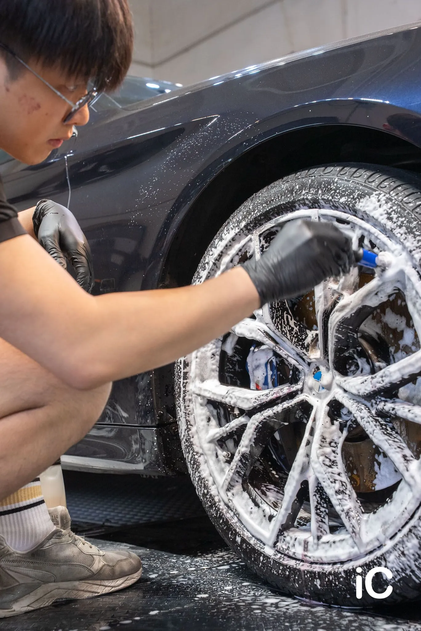 BMW THE 5 清潔輪圈細節