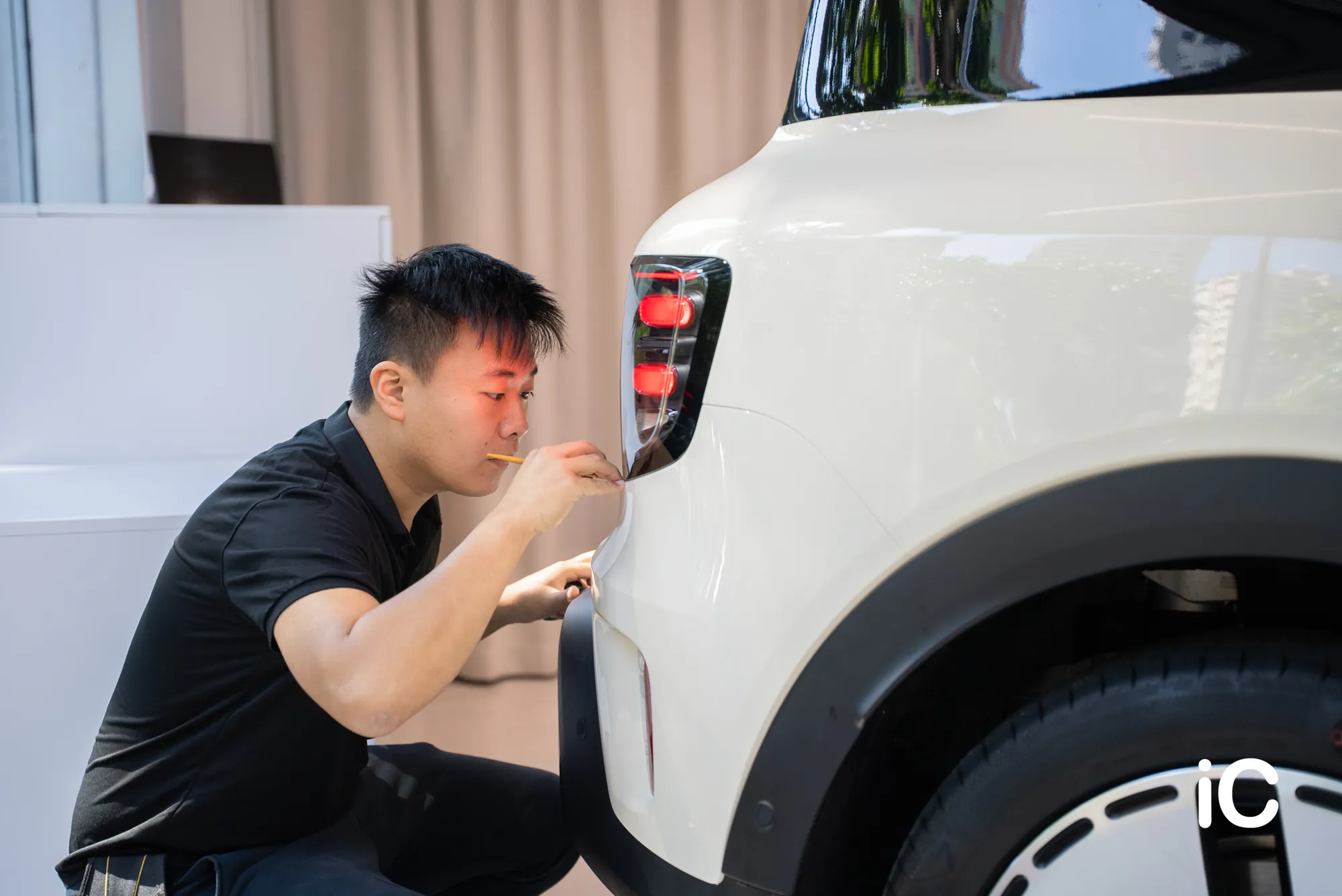 smart #5 Premium 車尾位置的收尾處理