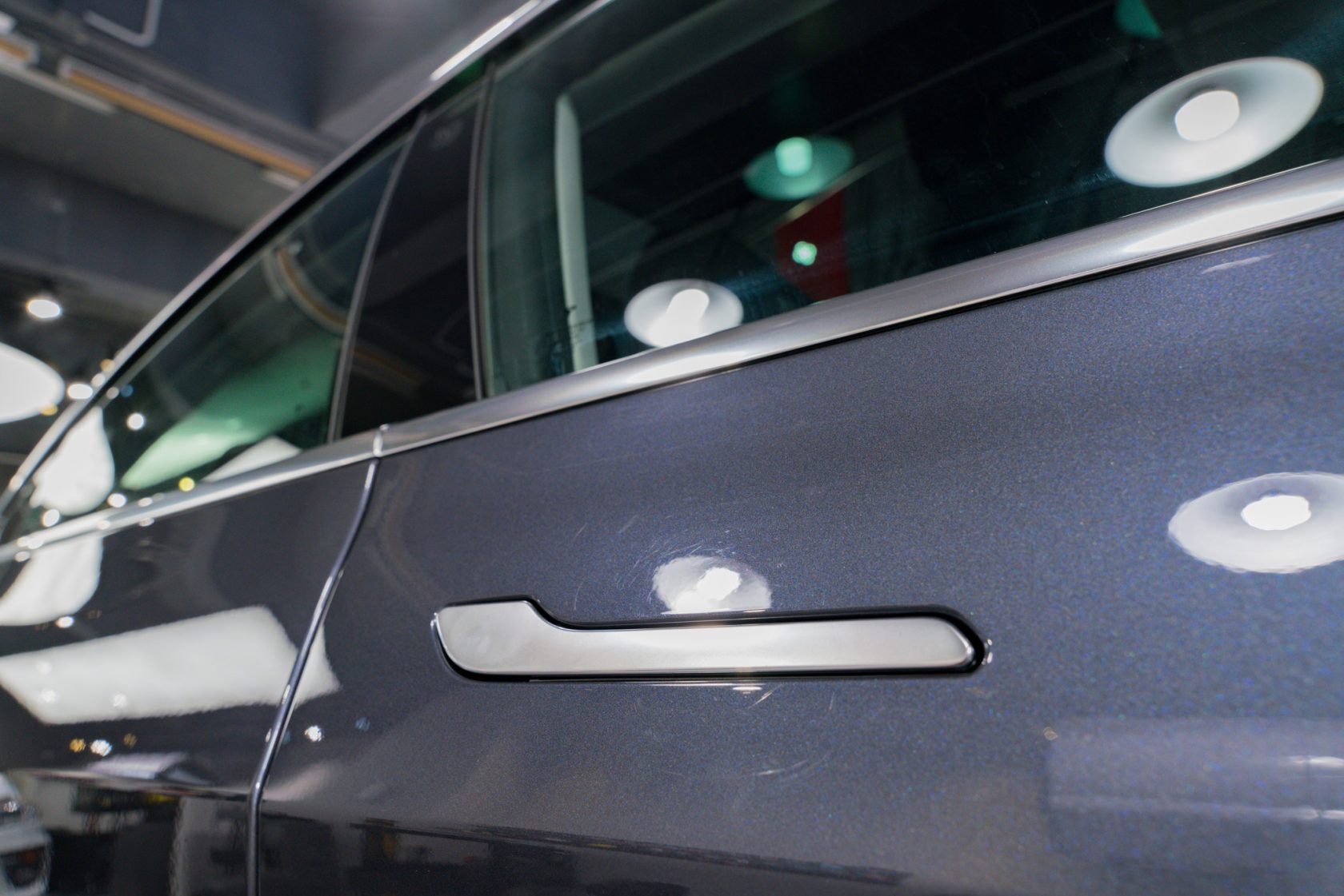 Tesla Model 3 Midnight Silver Metallic 鍍膜 施工作品