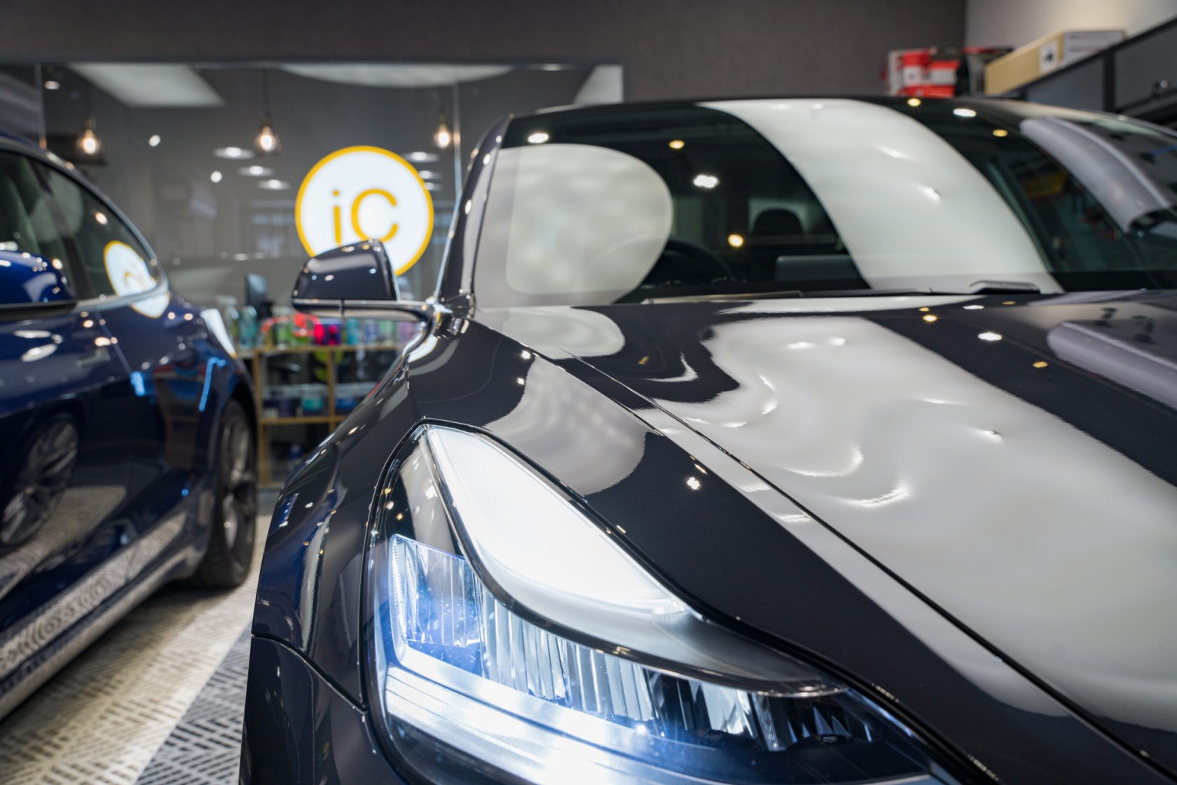Tesla Model 3 Midnight Silver Metallic 鍍膜 施工作品