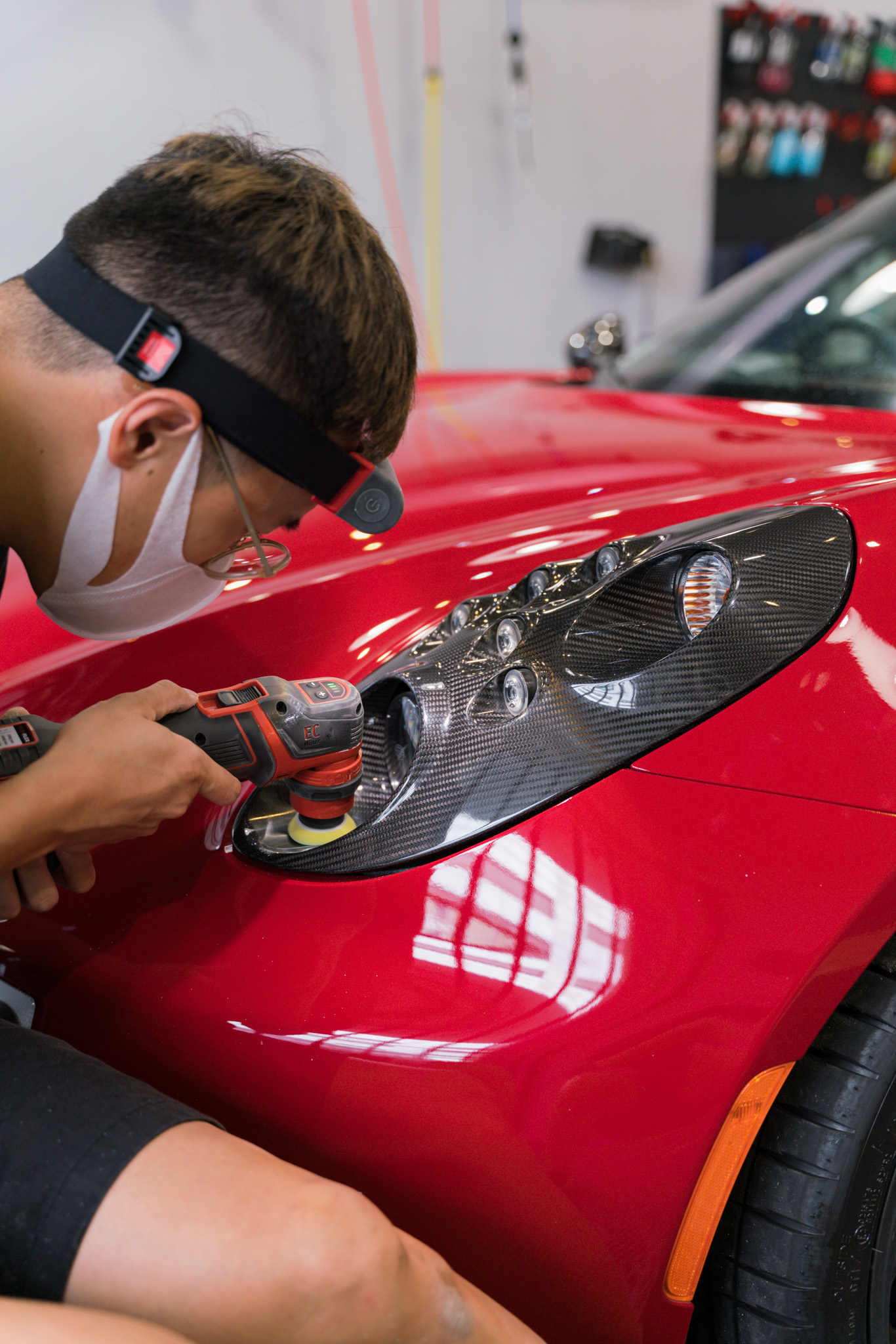 Alfa Romeo 4C Spider 鍍膜 施工作品