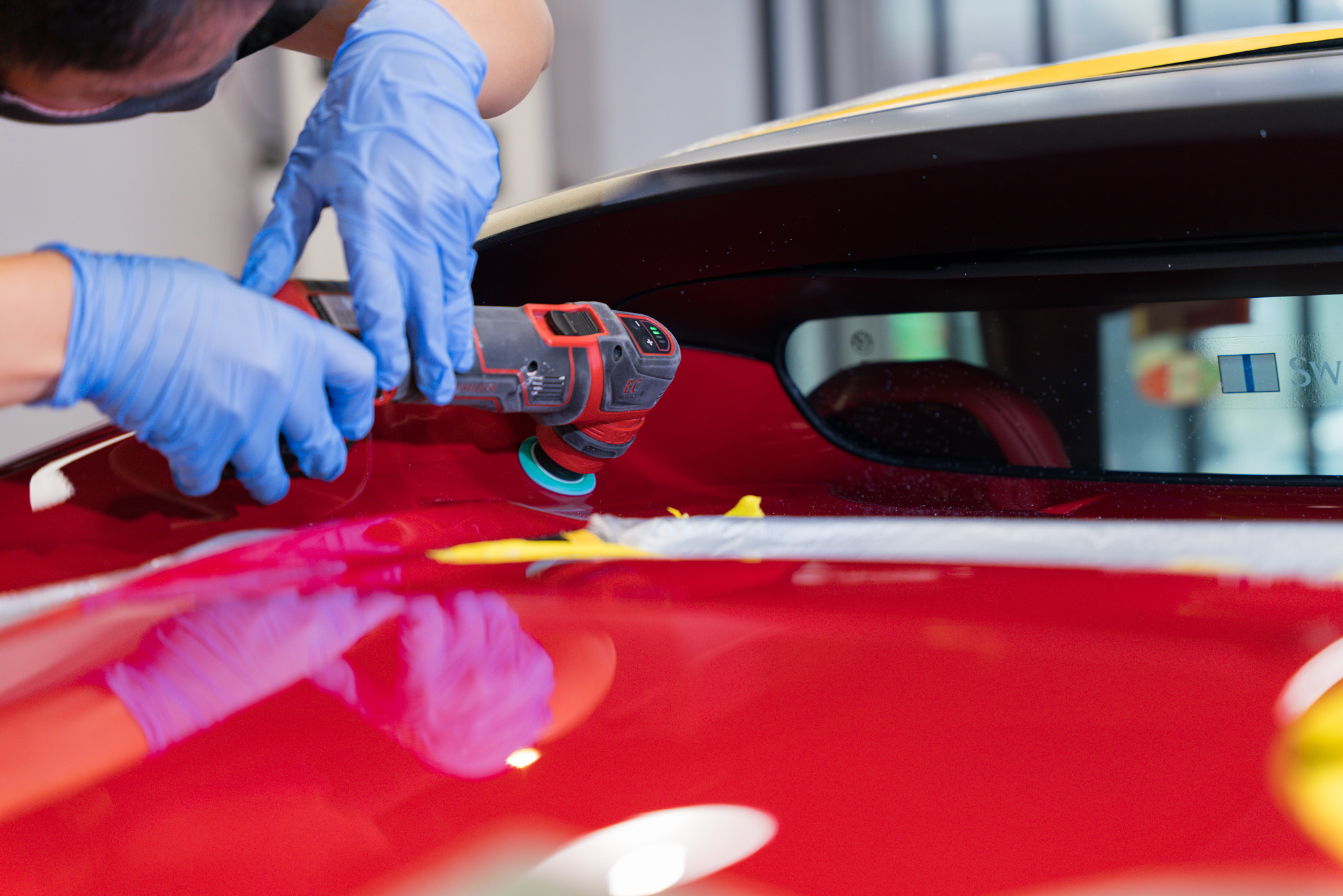Alfa Romeo 4C Spider 鍍膜 施工作品