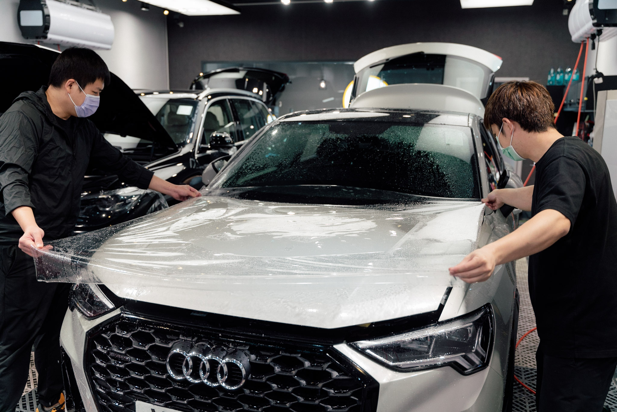 Audi Q3 Sportback 透明 PPF 施工作品