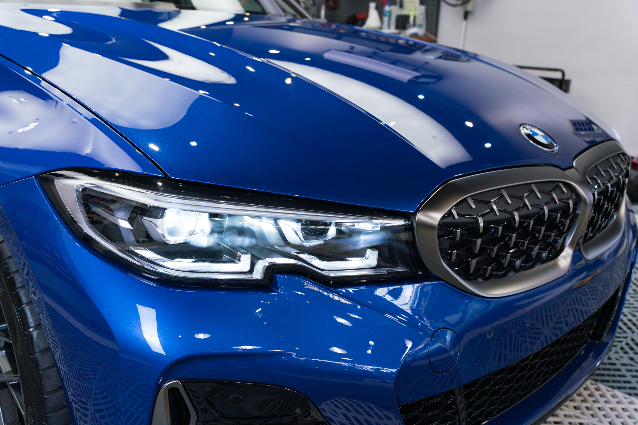 BMW THE 3 透明 PPF 施工作品