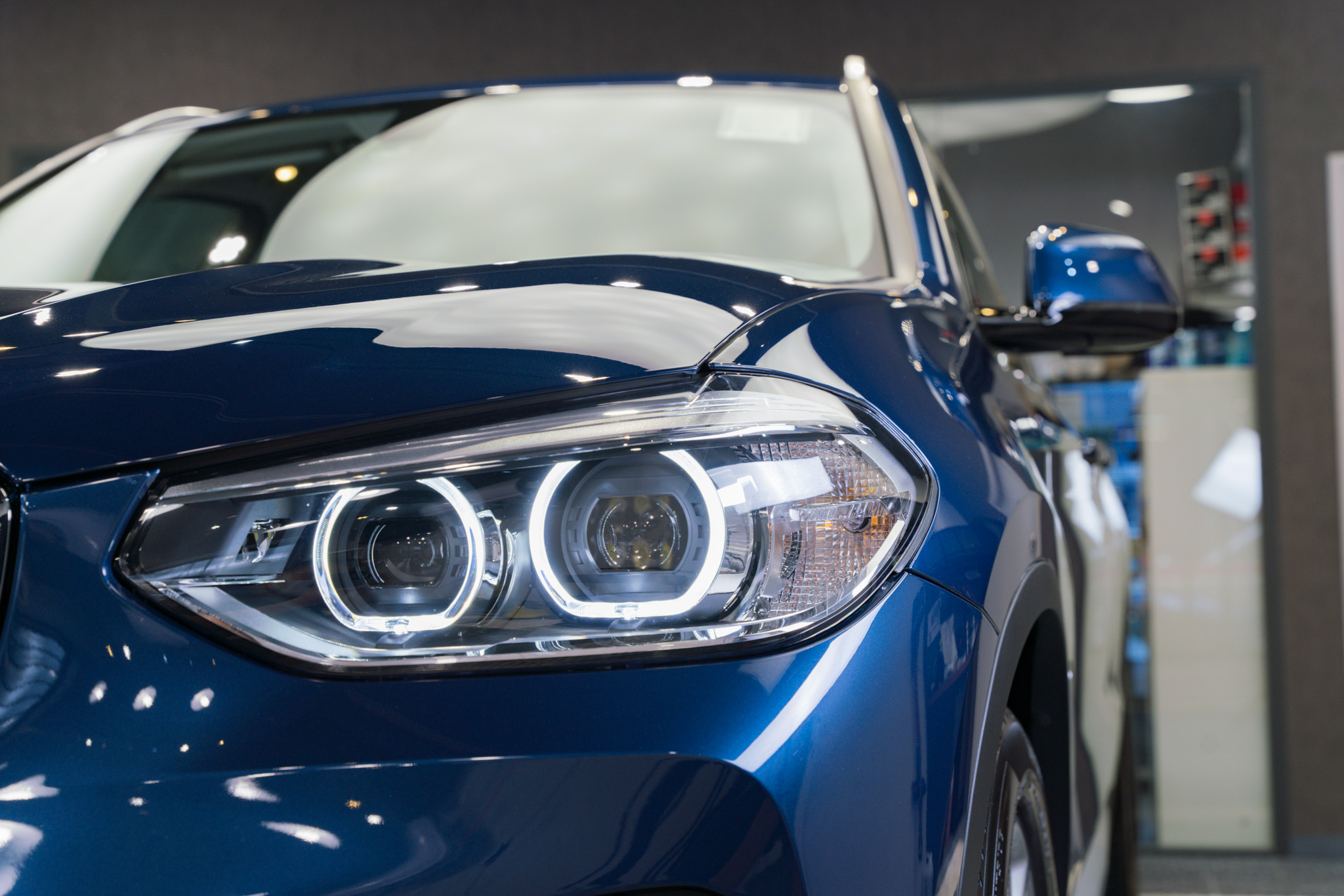 BMW X3 Blue 鍍膜 施工作品