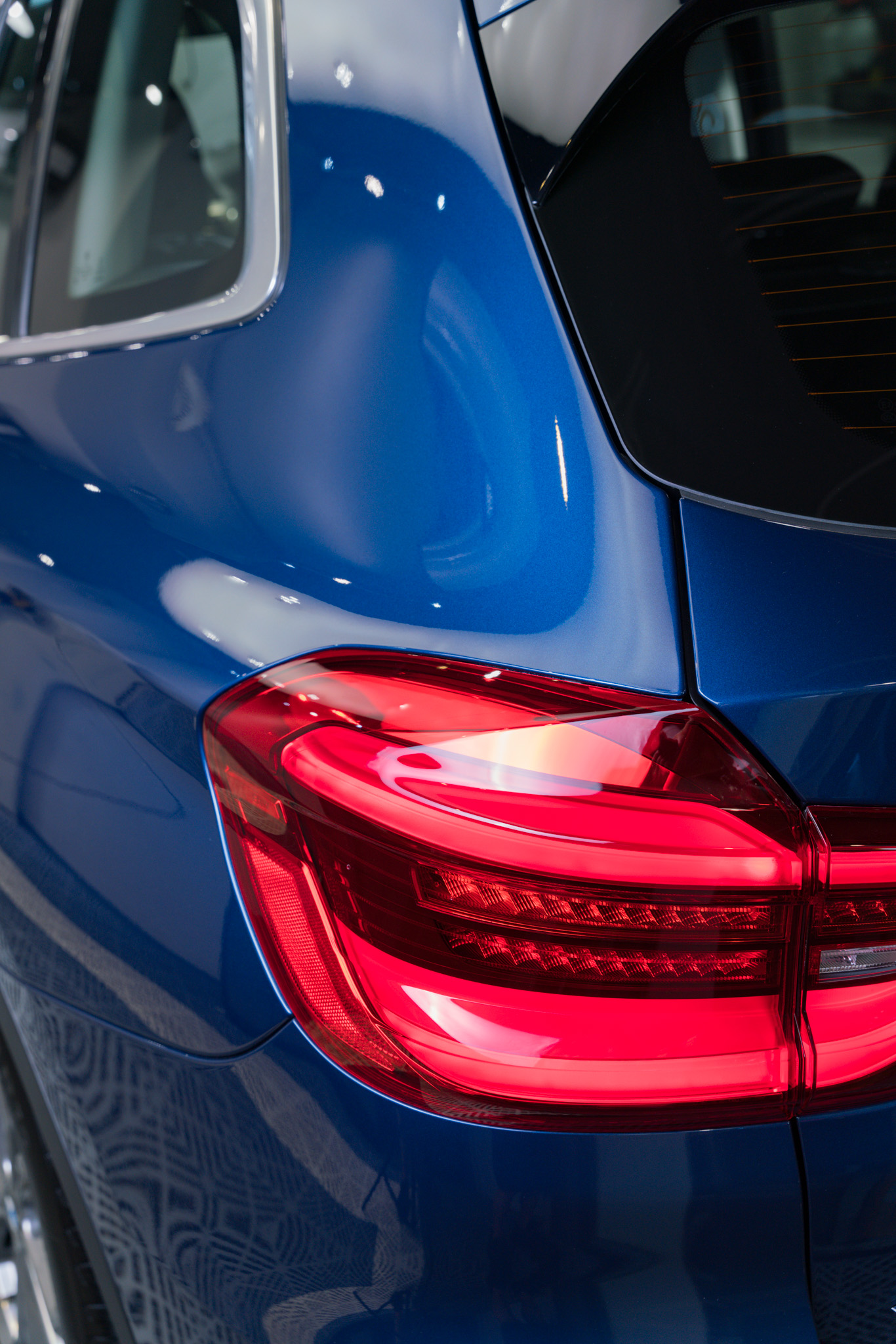 BMW X3 Blue 鍍膜 施工作品
