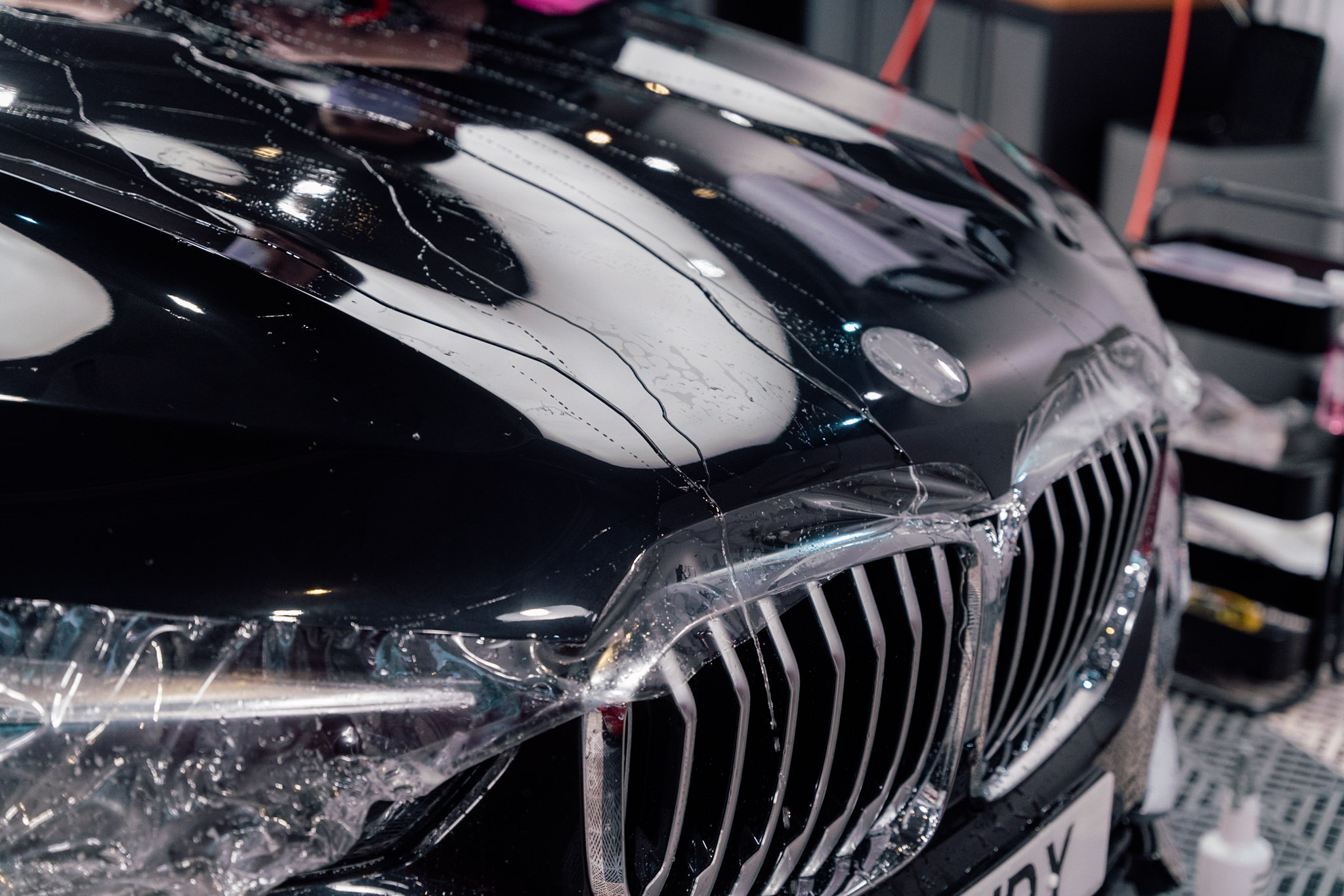BMW X5 Black 透明 PPF 施工作品