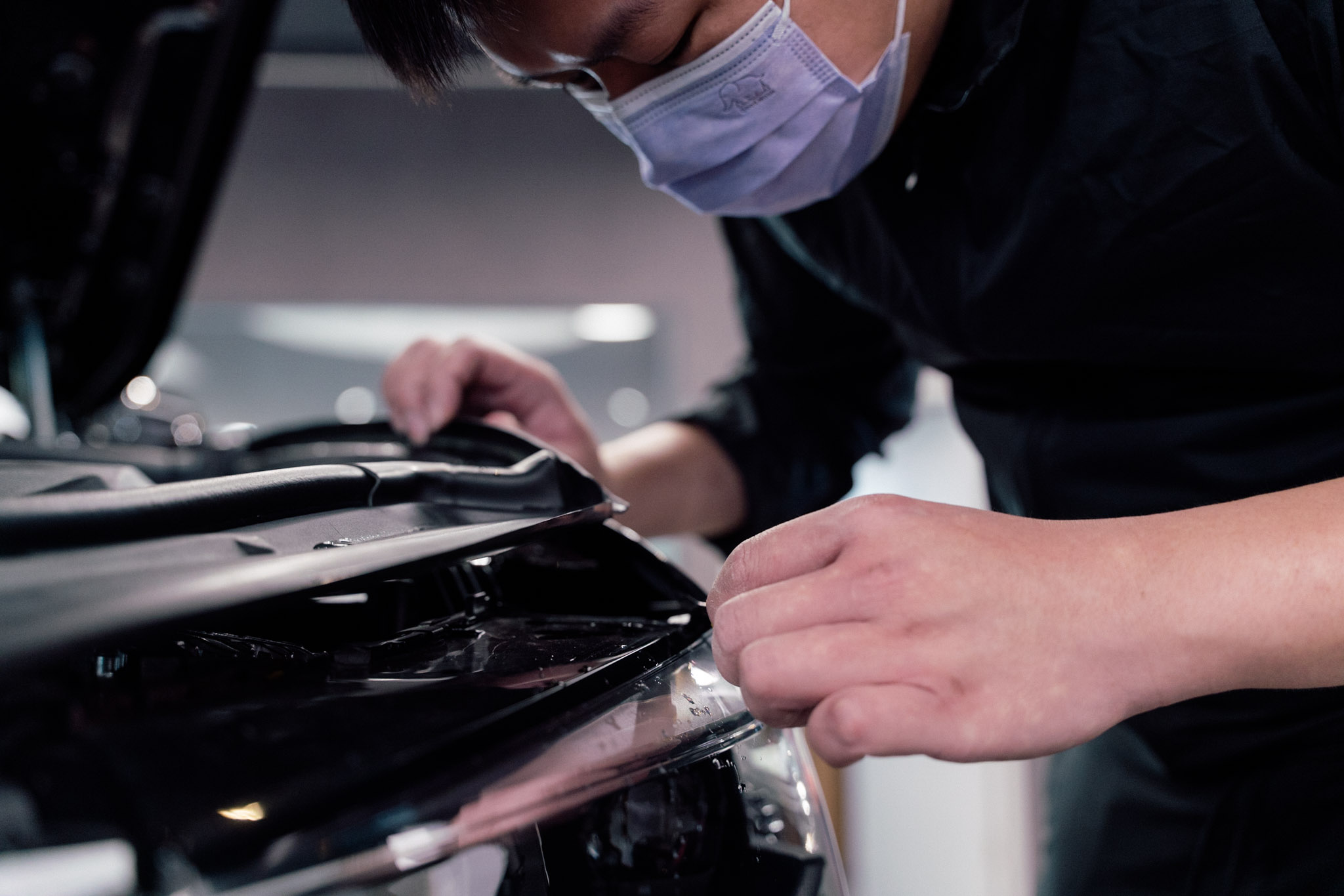 BMW X5 Black 透明 PPF 施工作品