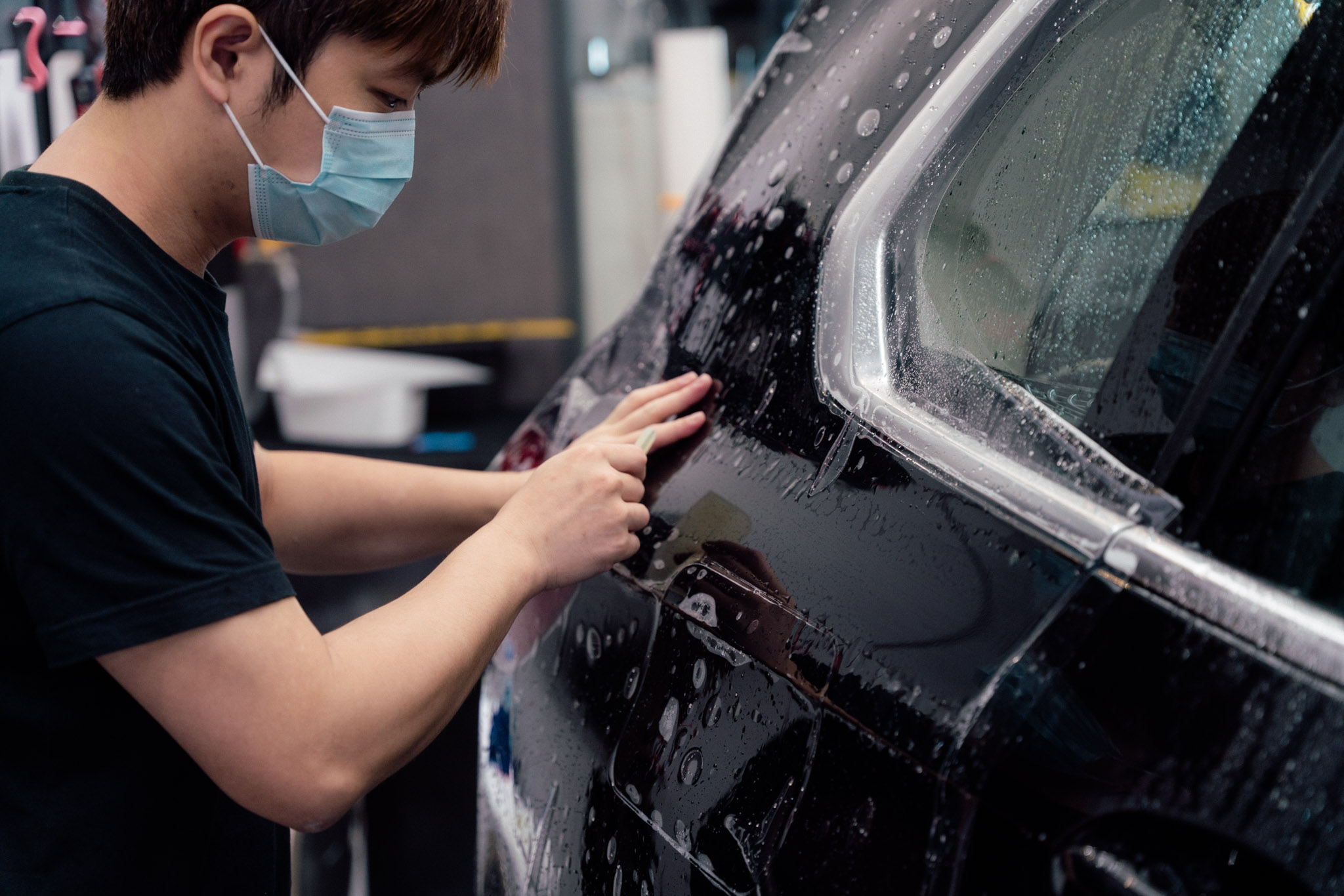 BMW X5 Black 透明 PPF 施工作品