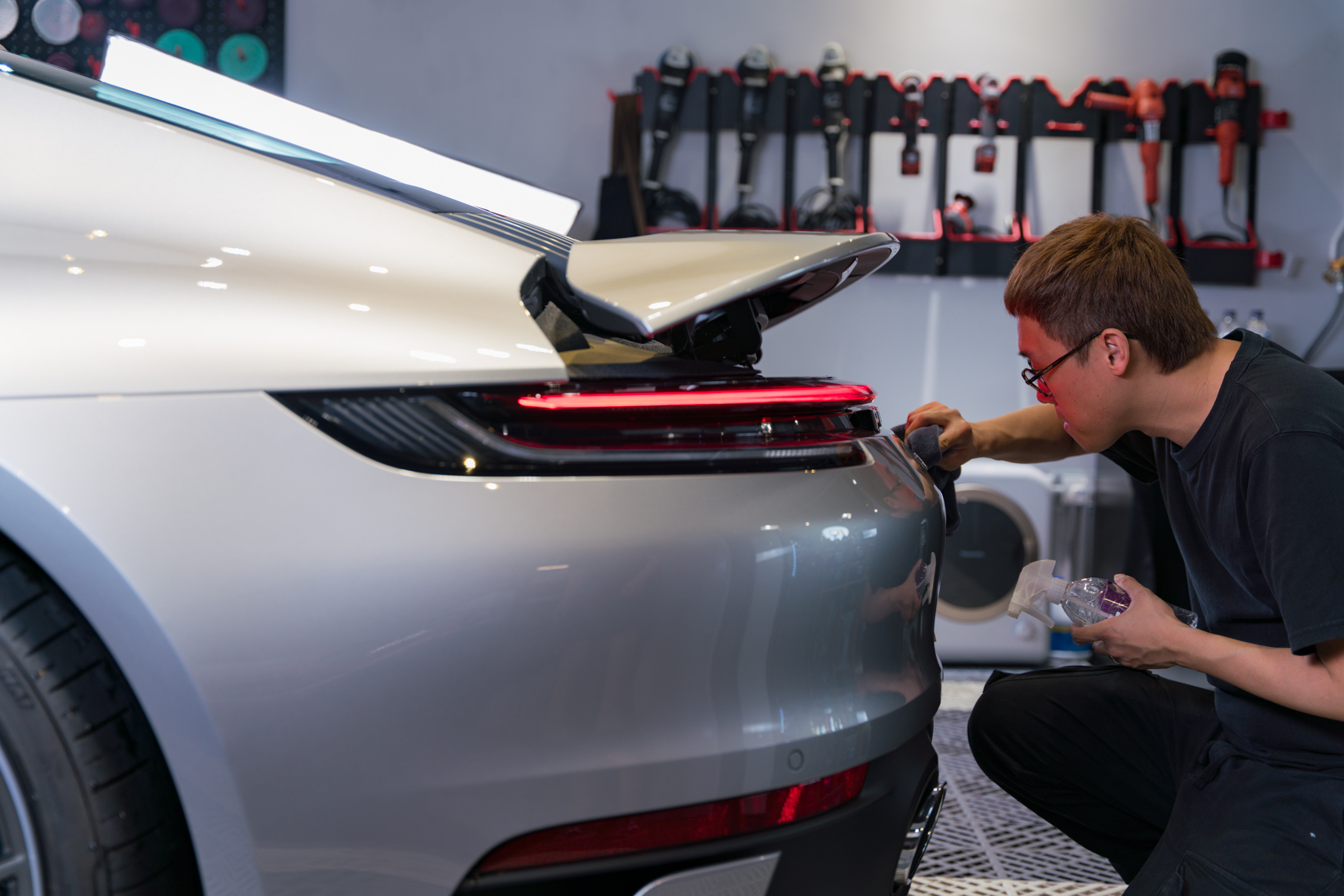 Porsche 911 (992) Carrera S 透明 PPF 施工作品