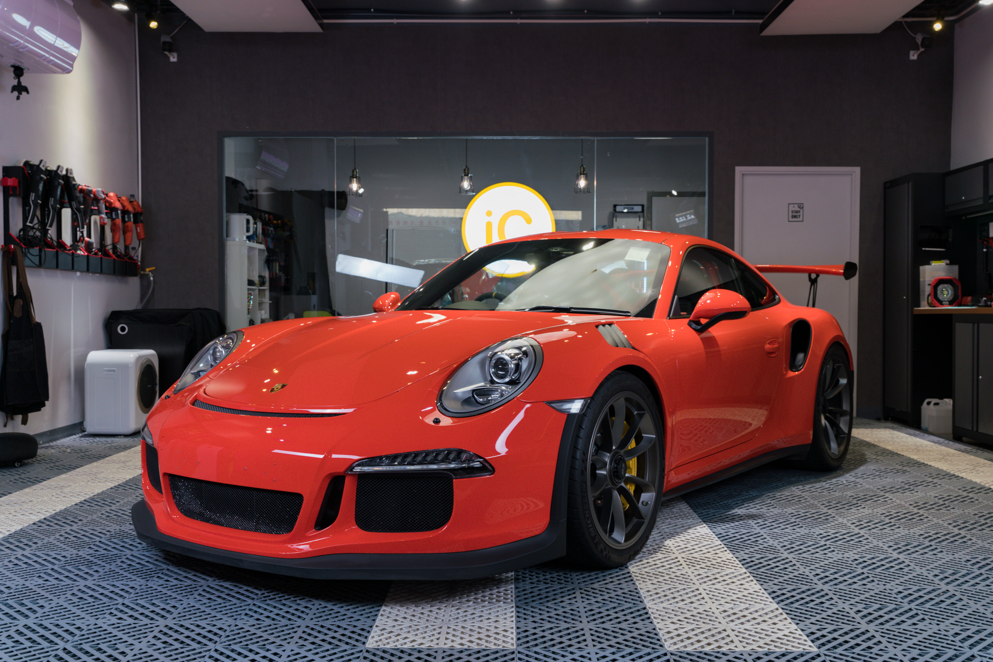 Porsche 911 GT3RS 透明 PPF 施工作品