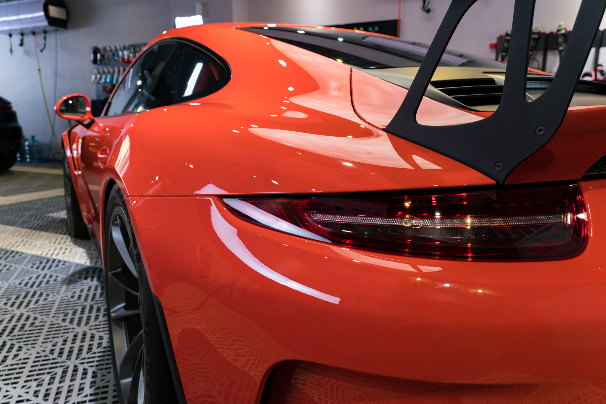 Porsche 911 GT3RS 透明 PPF 施工作品