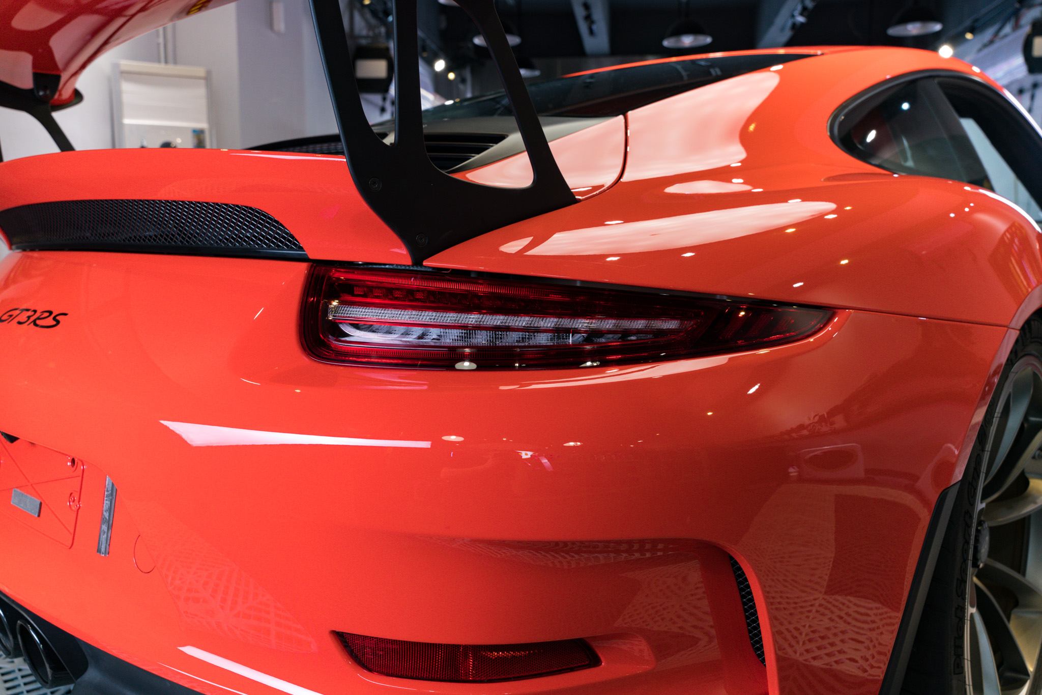 Porsche 911 GT3RS 透明 PPF 施工作品