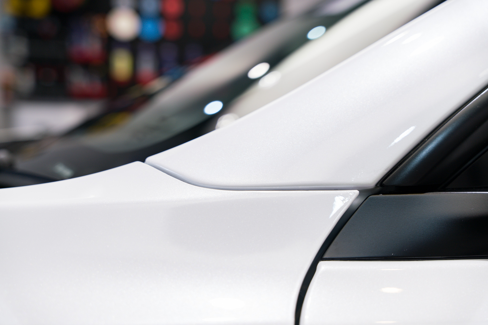 Tesla Model 3 Pearl White 透明 PPF 施工作品