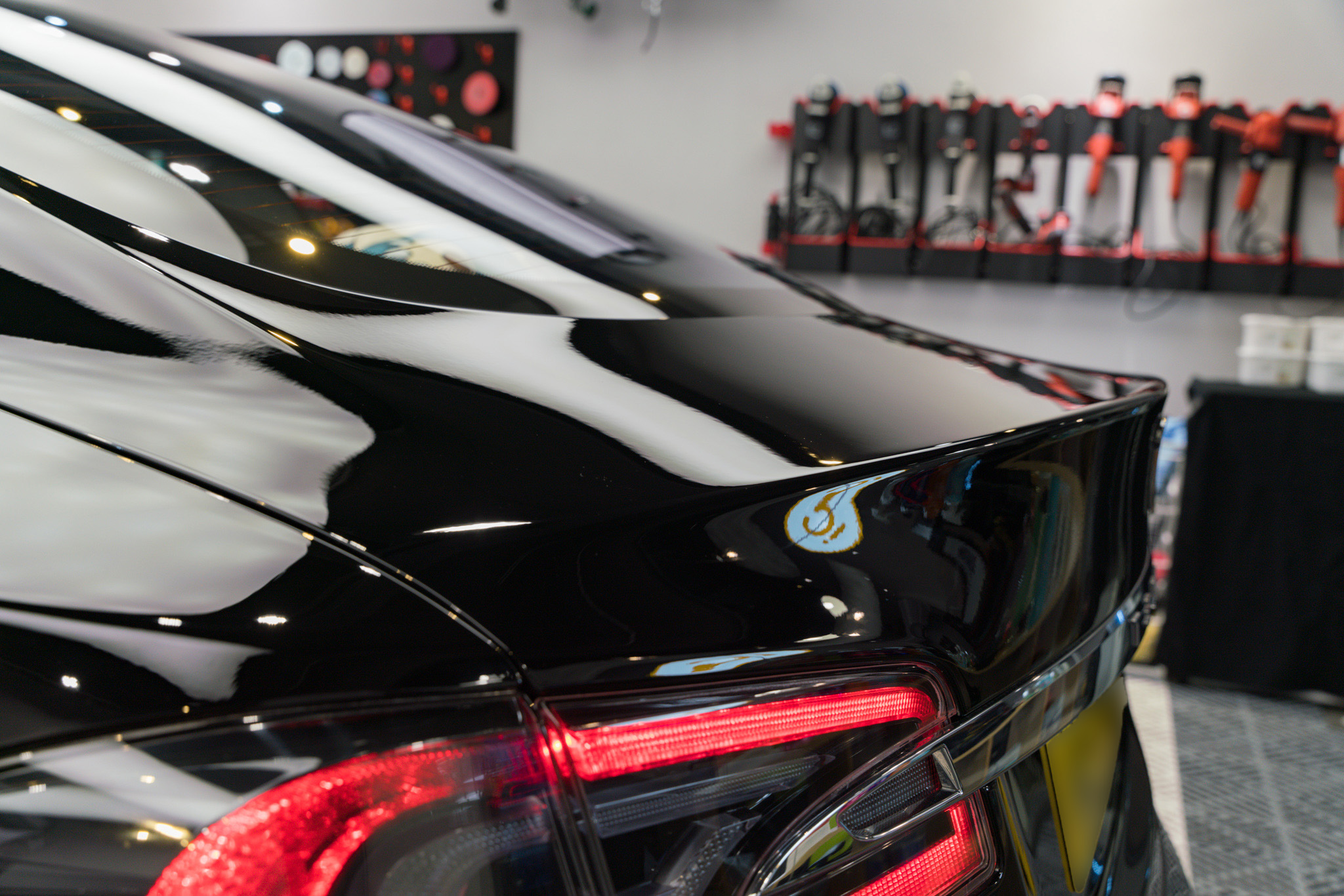 Tesla Model S 2017 鍍膜 施工作品