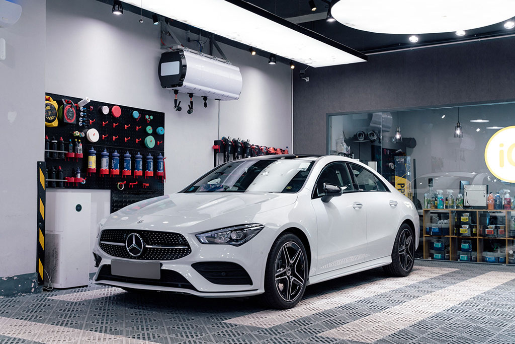 Mercedes-Benz CLA 250 鍍膜 施工作品