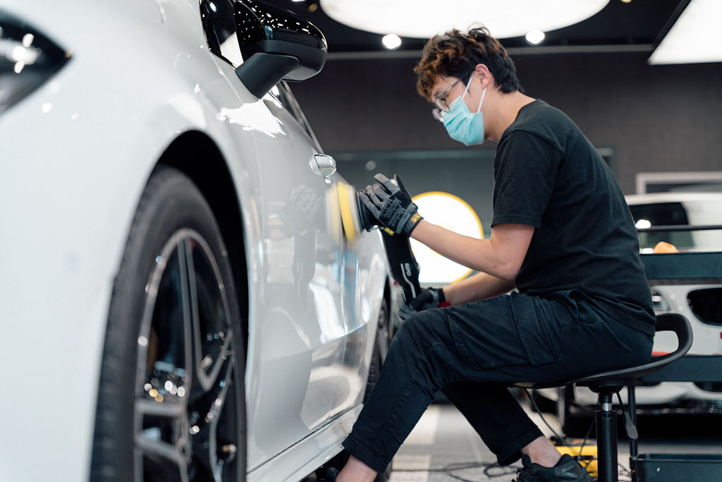 Mercedes-Benz CLA 250 鍍膜 施工作品