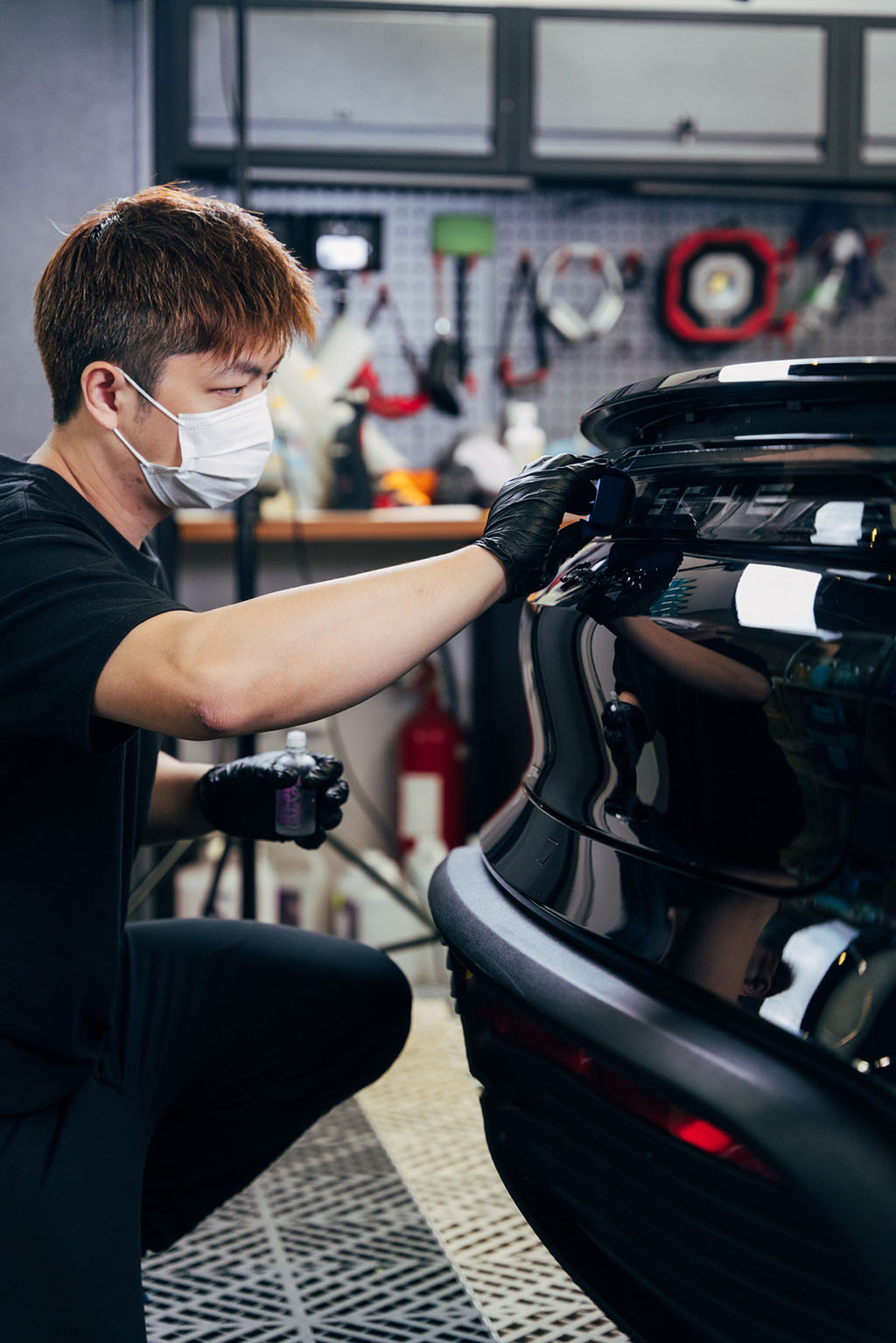 Porsche Taycan 4S 鍍膜 施工作品