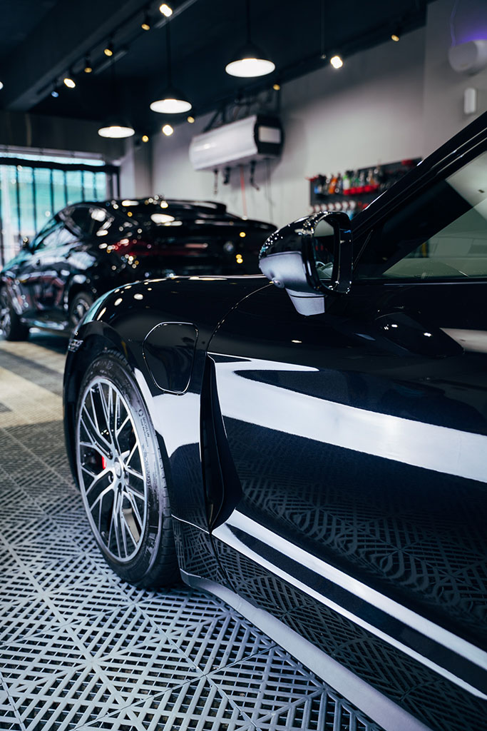 Porsche Taycan 4S 鍍膜 施工作品
