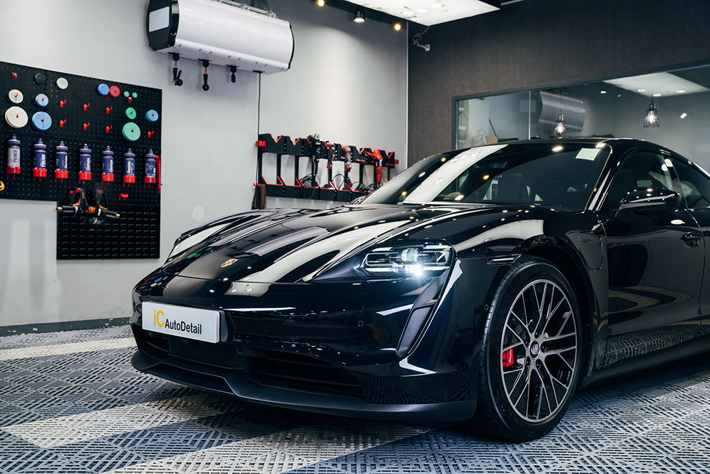 Porsche Taycan 4S 鍍膜 施工作品