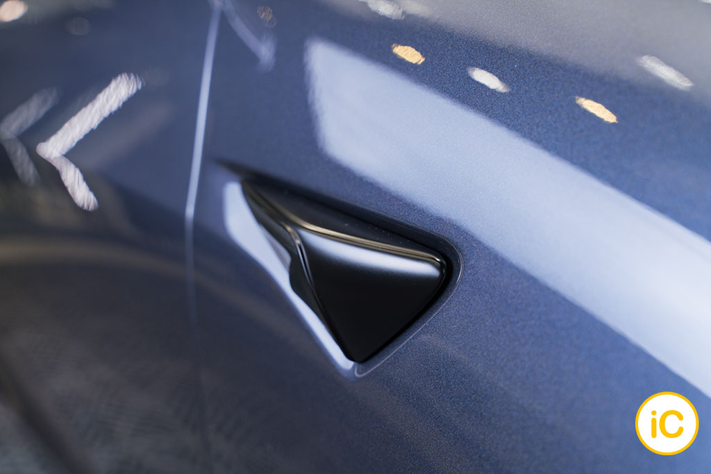 Tesla Model 3 Midnight Silver Metallic 透明 PPF 施工作品