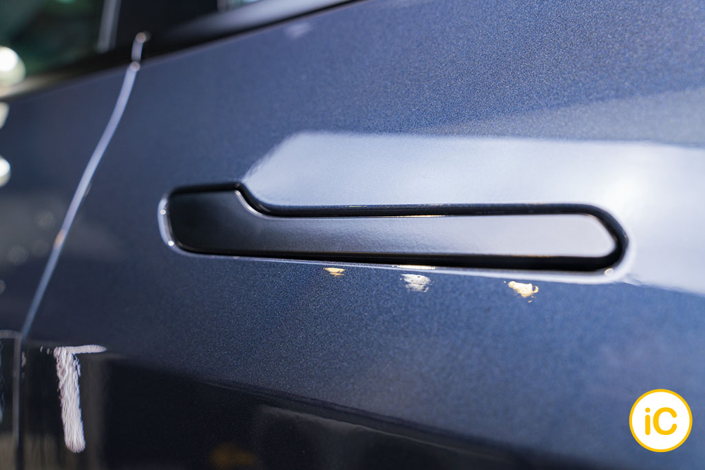 Tesla Model 3 Midnight Silver Metallic 透明 PPF 施工作品