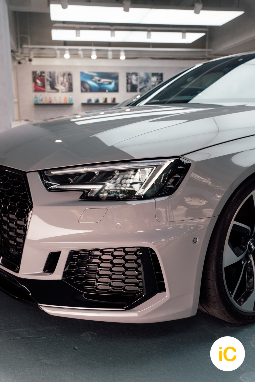 Audi RS4 透明 PPF 施工作品