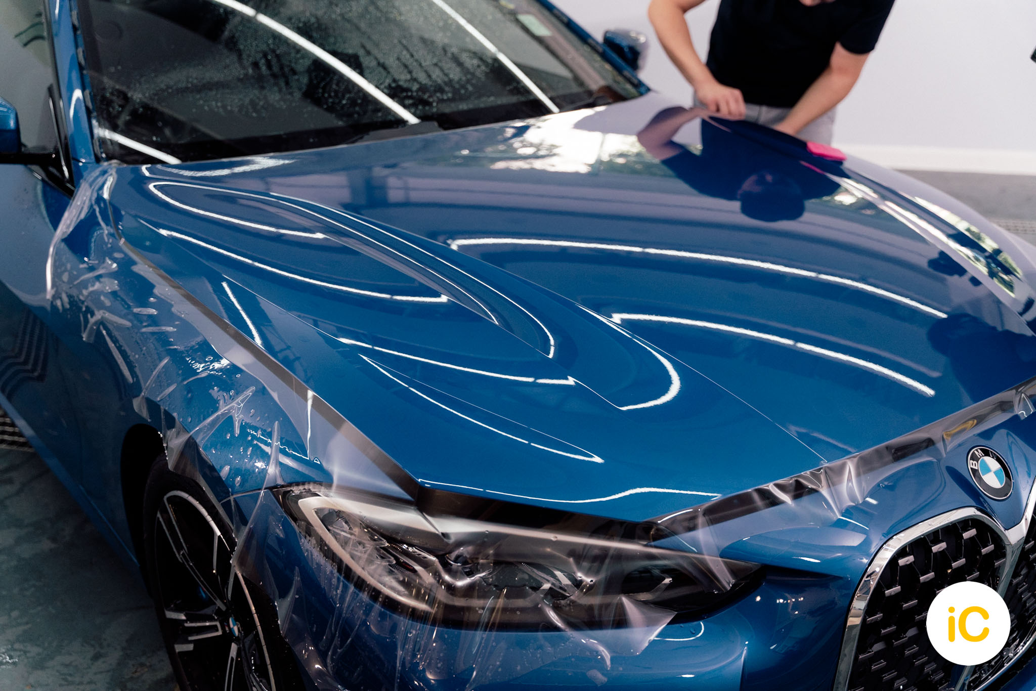 BMW THE 4 透明 PPF 施工作品