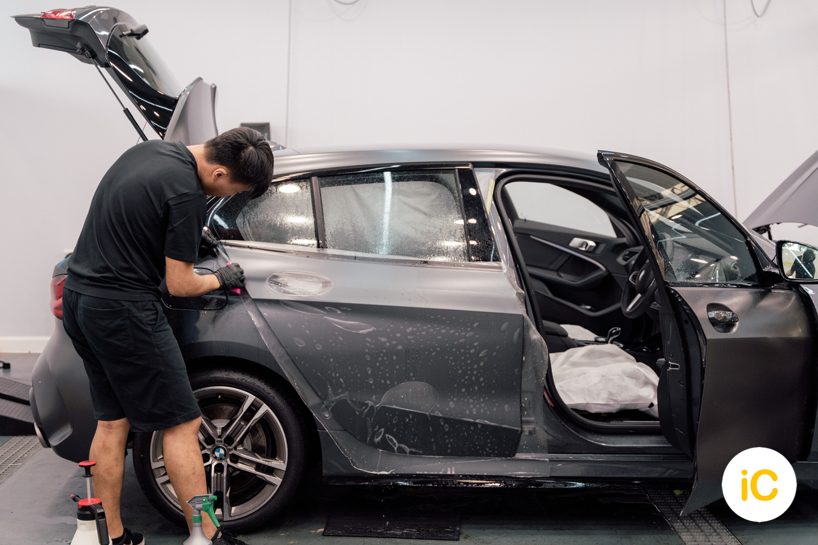 BMW THE 1 透明 PPF 施工作品