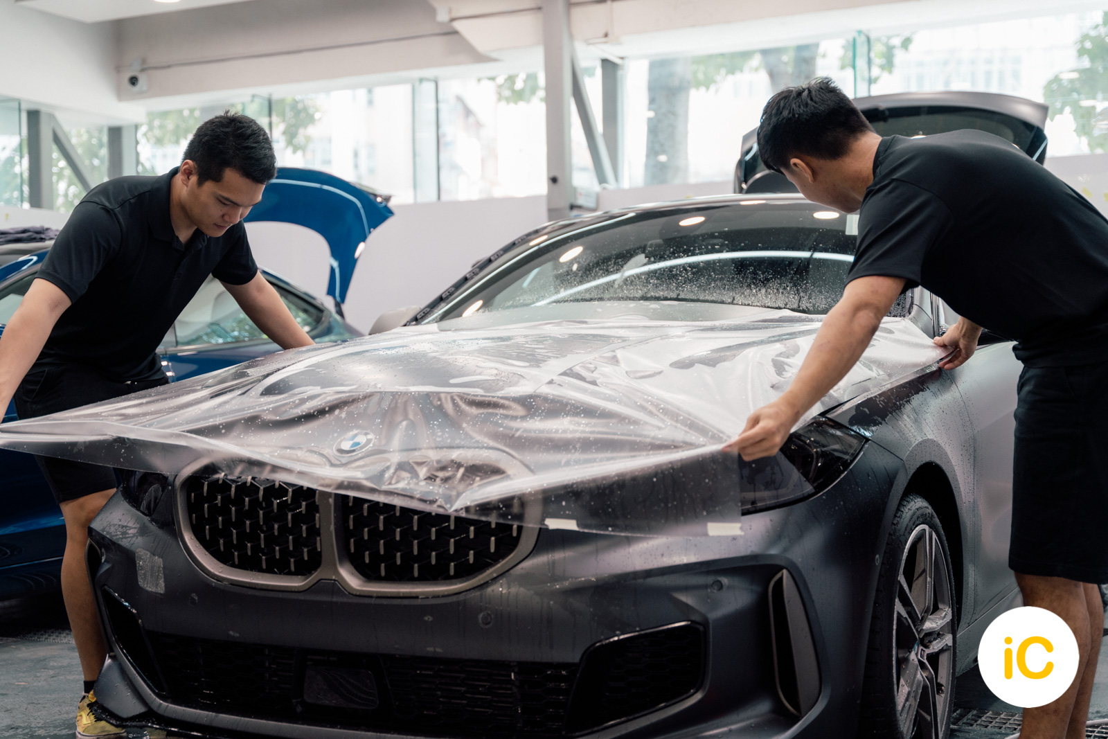 BMW THE 1 透明 PPF 施工作品