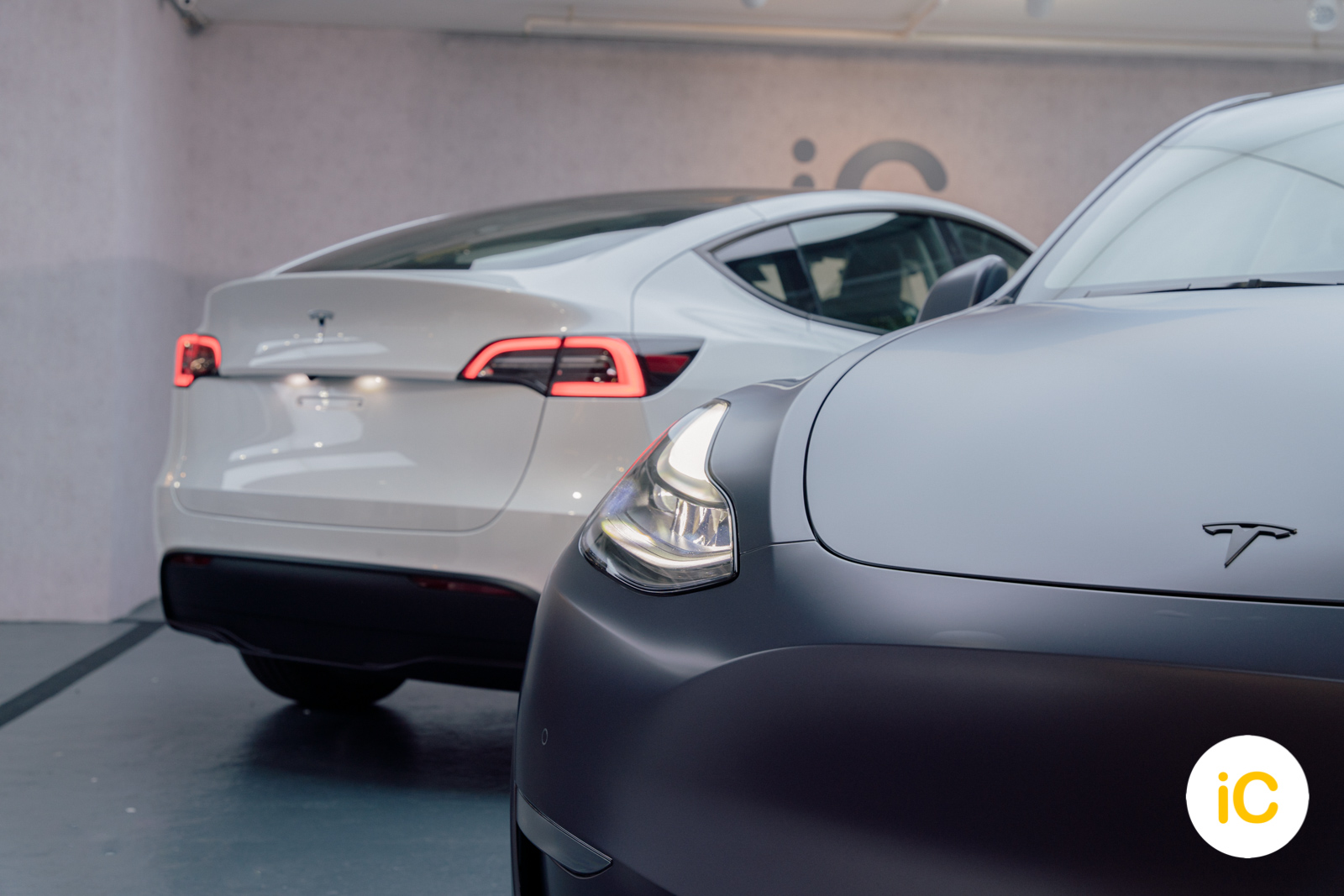 Tesla Model Y 夜銀 透明 PPF 施工作品