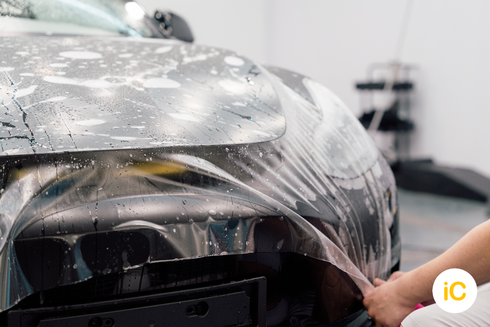Tesla Model 3 純黑 透明 PPF 施工作品