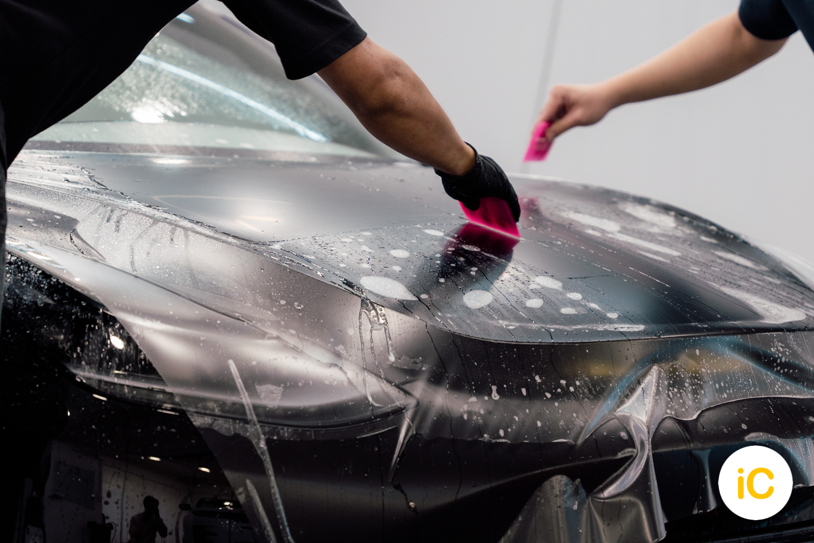 Tesla Model 3 純黑 透明 PPF 施工作品