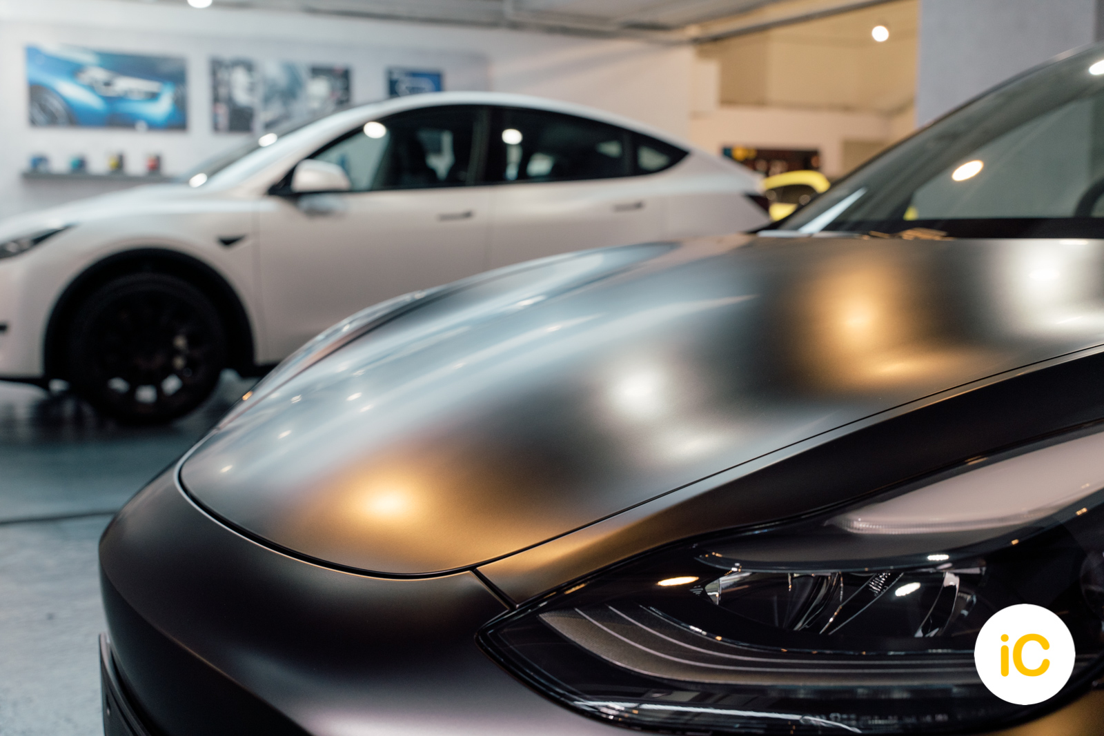 Tesla Model 3 純黑 透明 PPF 施工作品