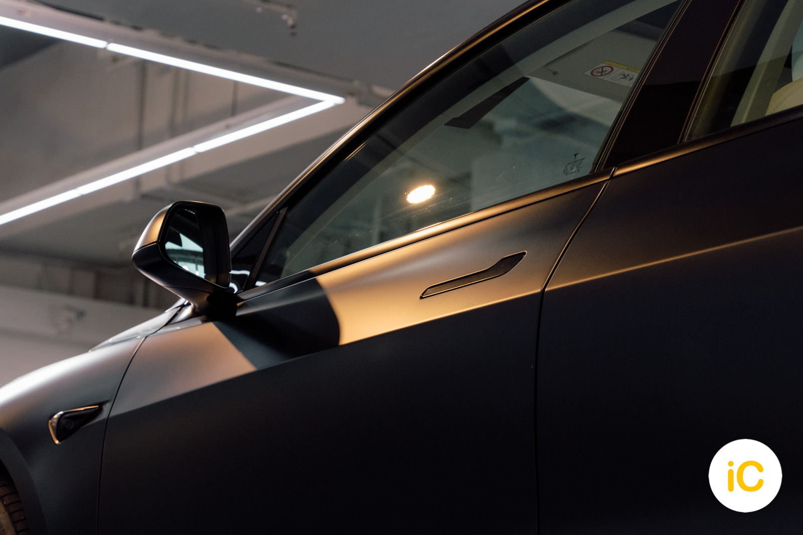 Tesla Model 3 純黑 透明 PPF 施工作品