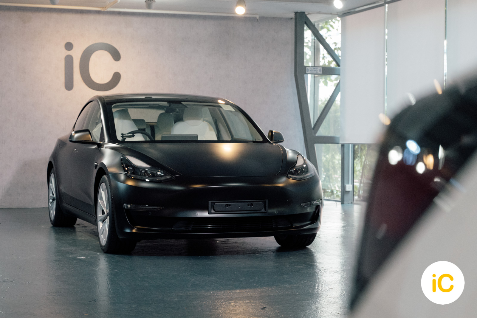 Tesla Model 3 純黑 透明 PPF 施工作品