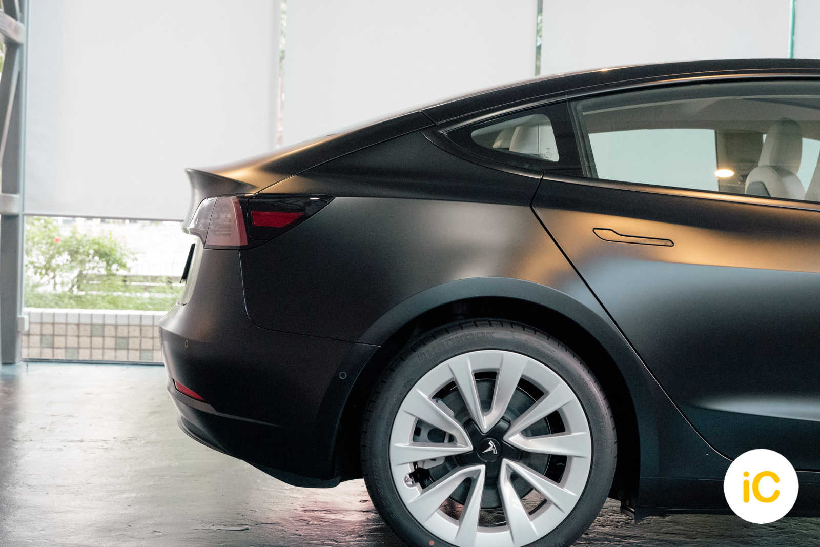 Tesla Model 3 純黑 透明 PPF 施工作品