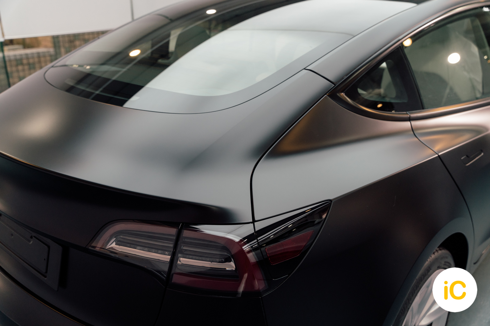 Tesla Model 3 純黑 透明 PPF 施工作品