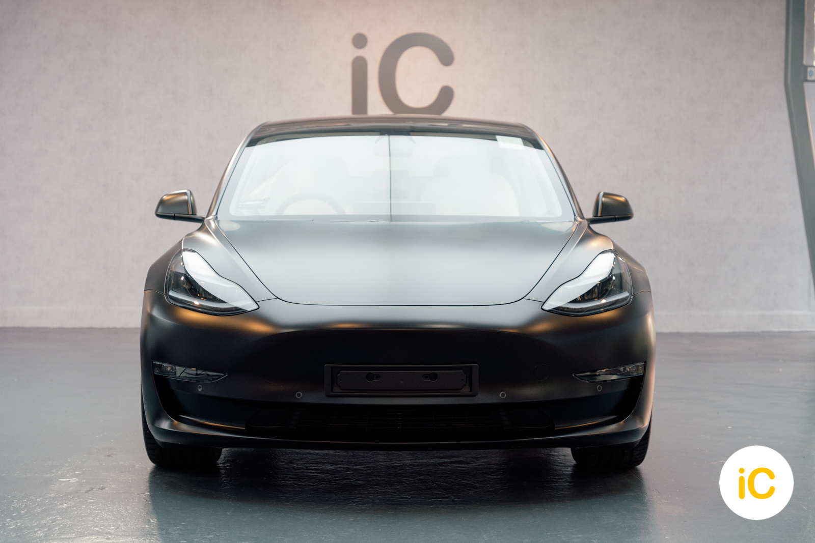 Tesla Model 3 純黑 透明 PPF 施工作品