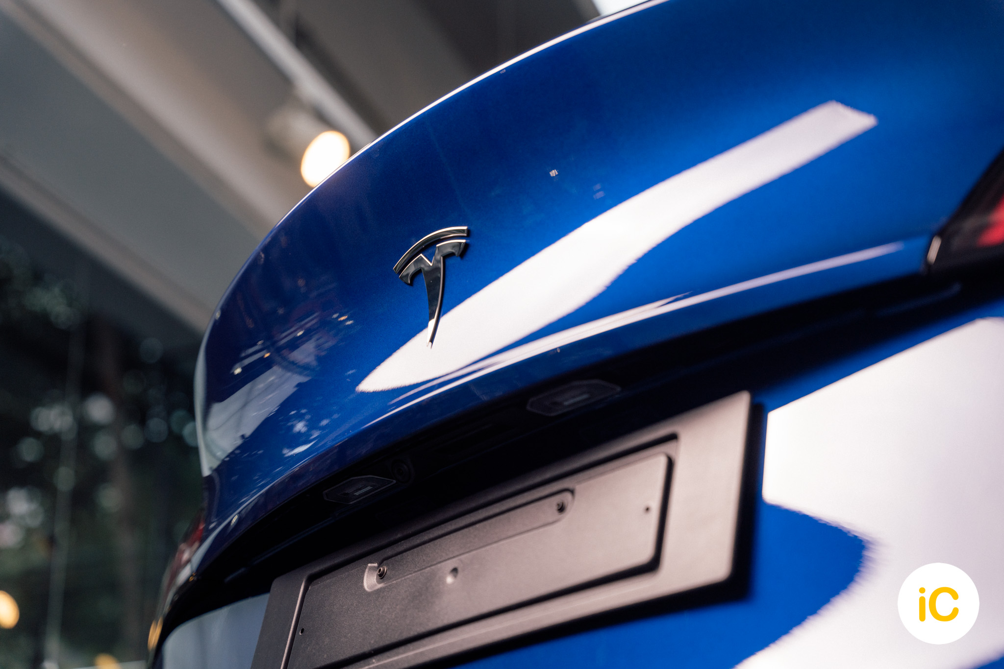 Tesla Model Y 深藍 透明 PPF 施工作品