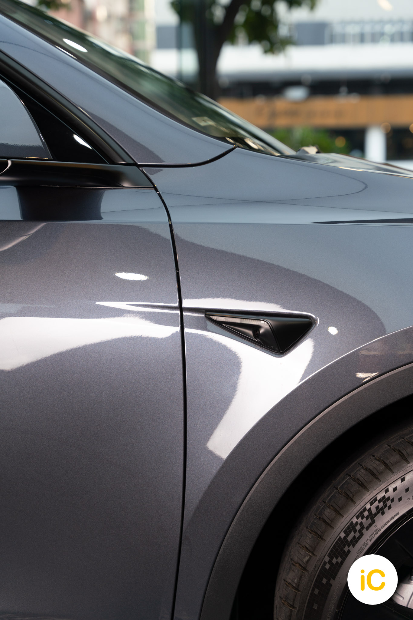 Tesla Model Y 夜銀 透明 PPF 施工作品